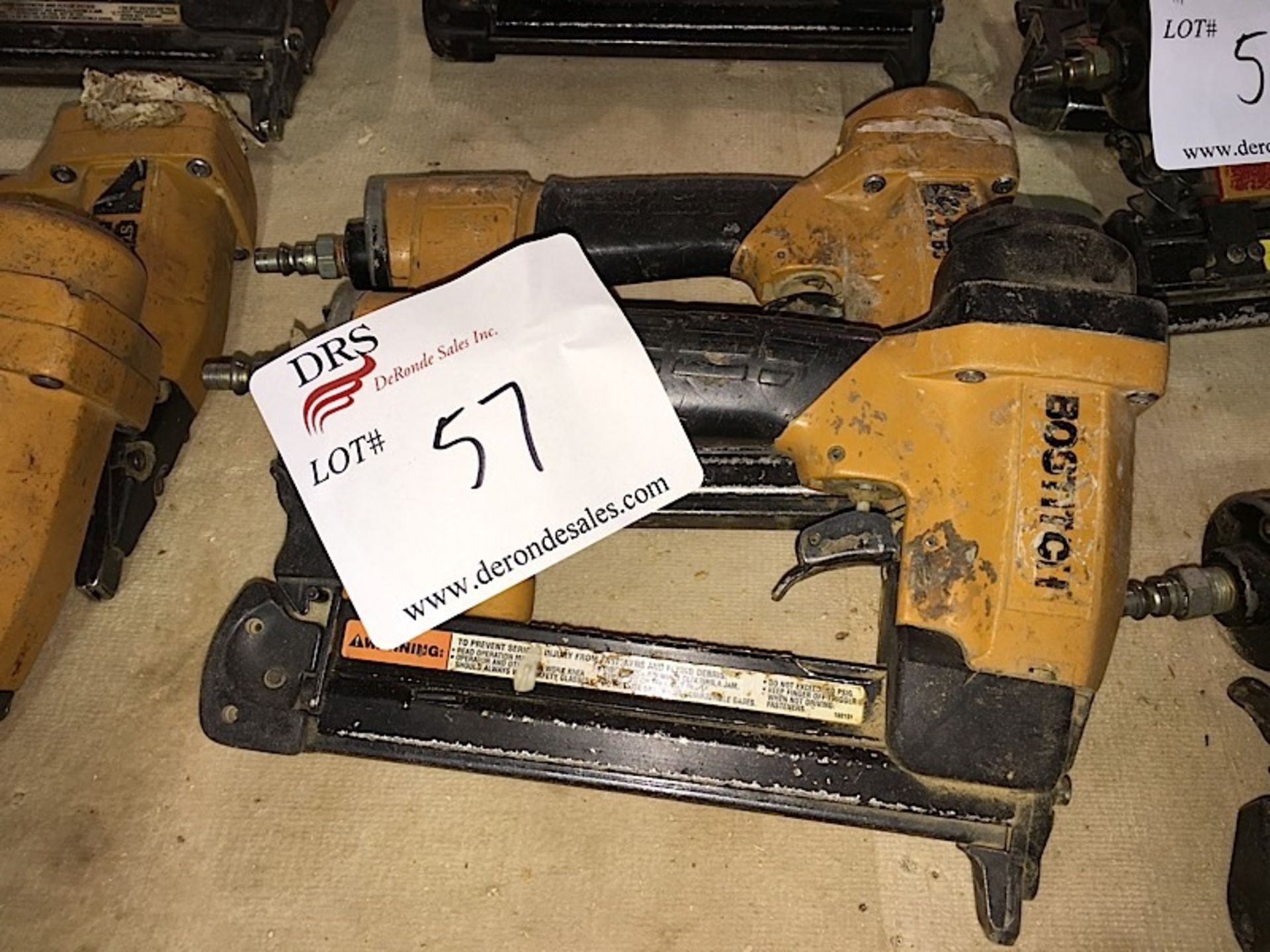 PNEUMATIC STAPLER (BIDDING IS PER CLAMP MULTIPLIED BY NUMBER OF CLAMPS)