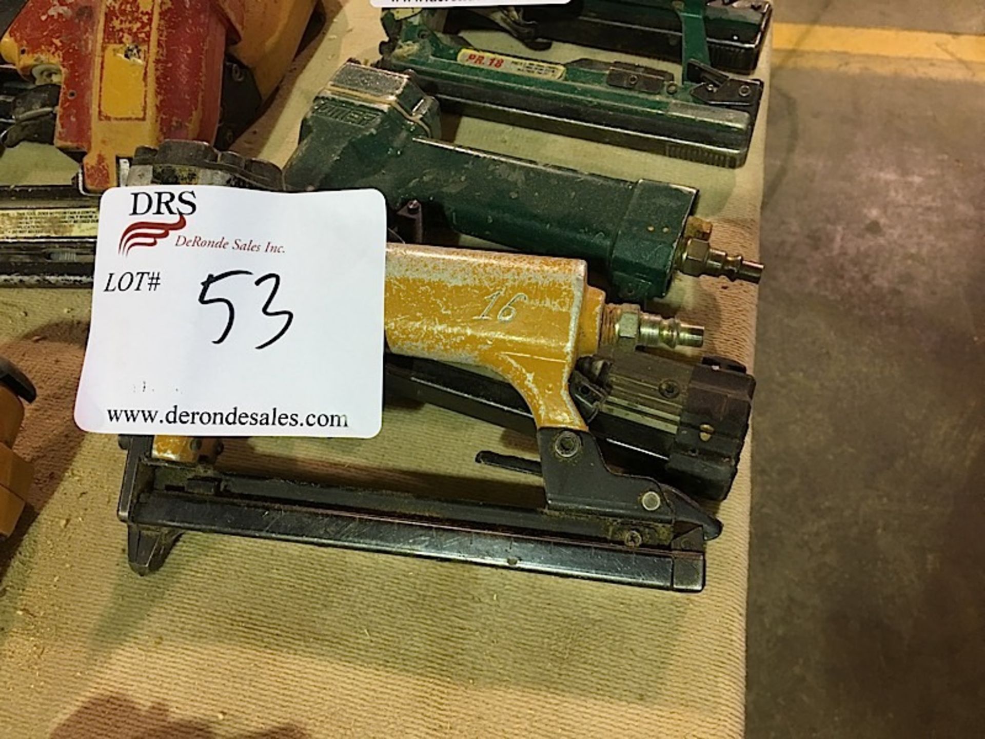 PNEUMATIC STAPLER (BIDDING IS PER CLAMP MULTIPLIED BY NUMBER OF CLAMPS)