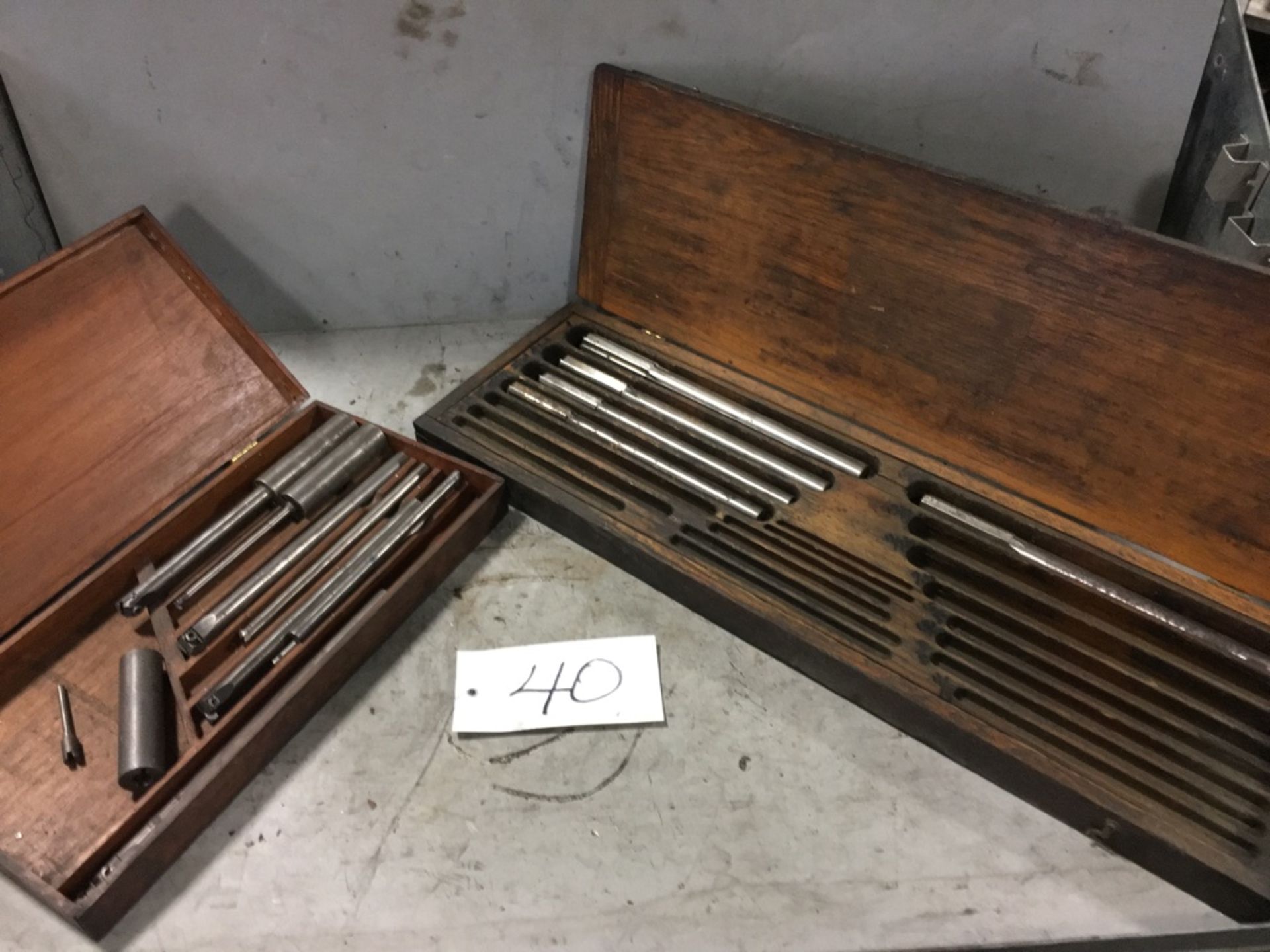 (2) wooden boxes