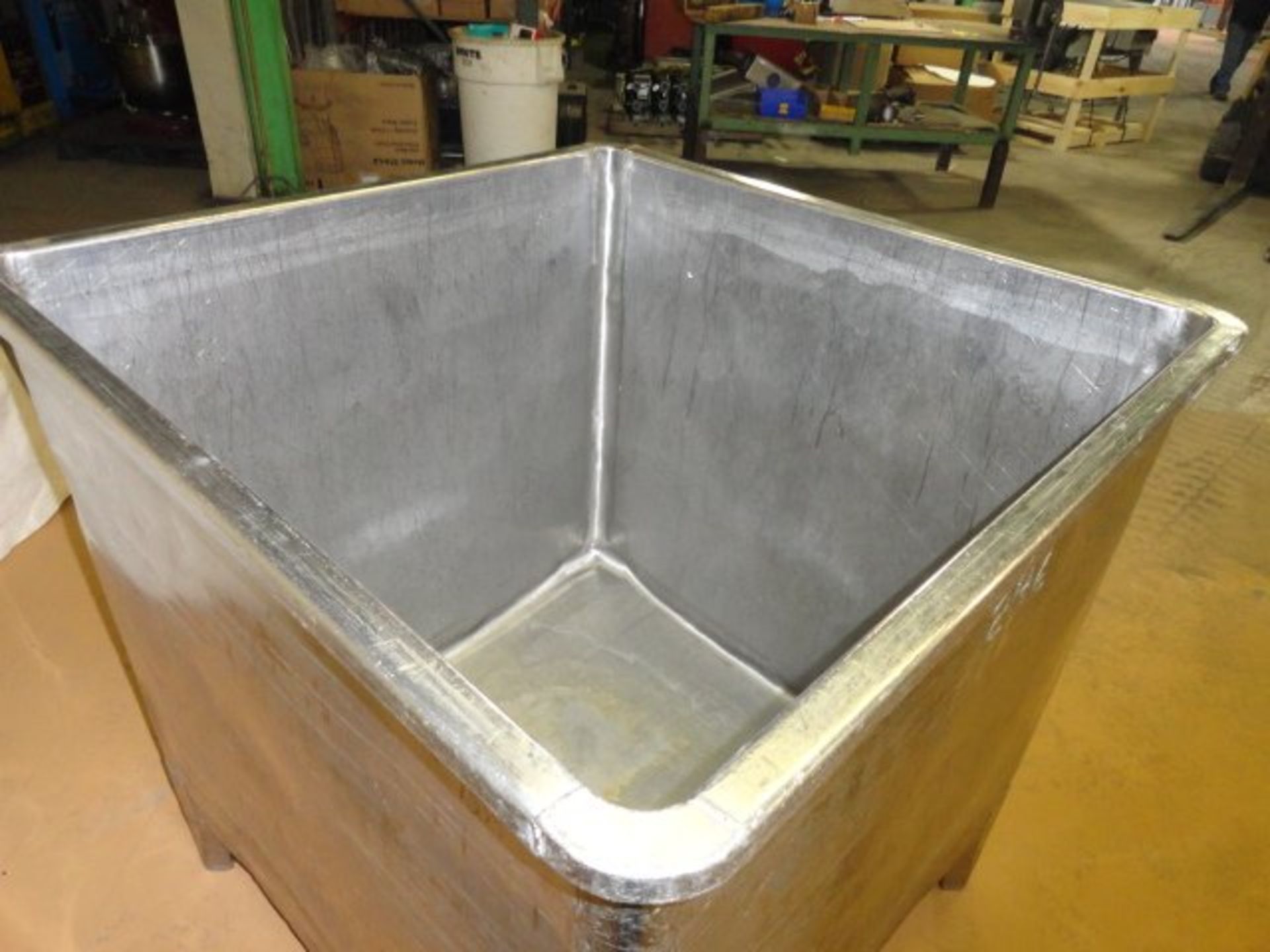 Stainless Steel Vat; 40" L x 40" W x 38"D. - Image 2 of 4