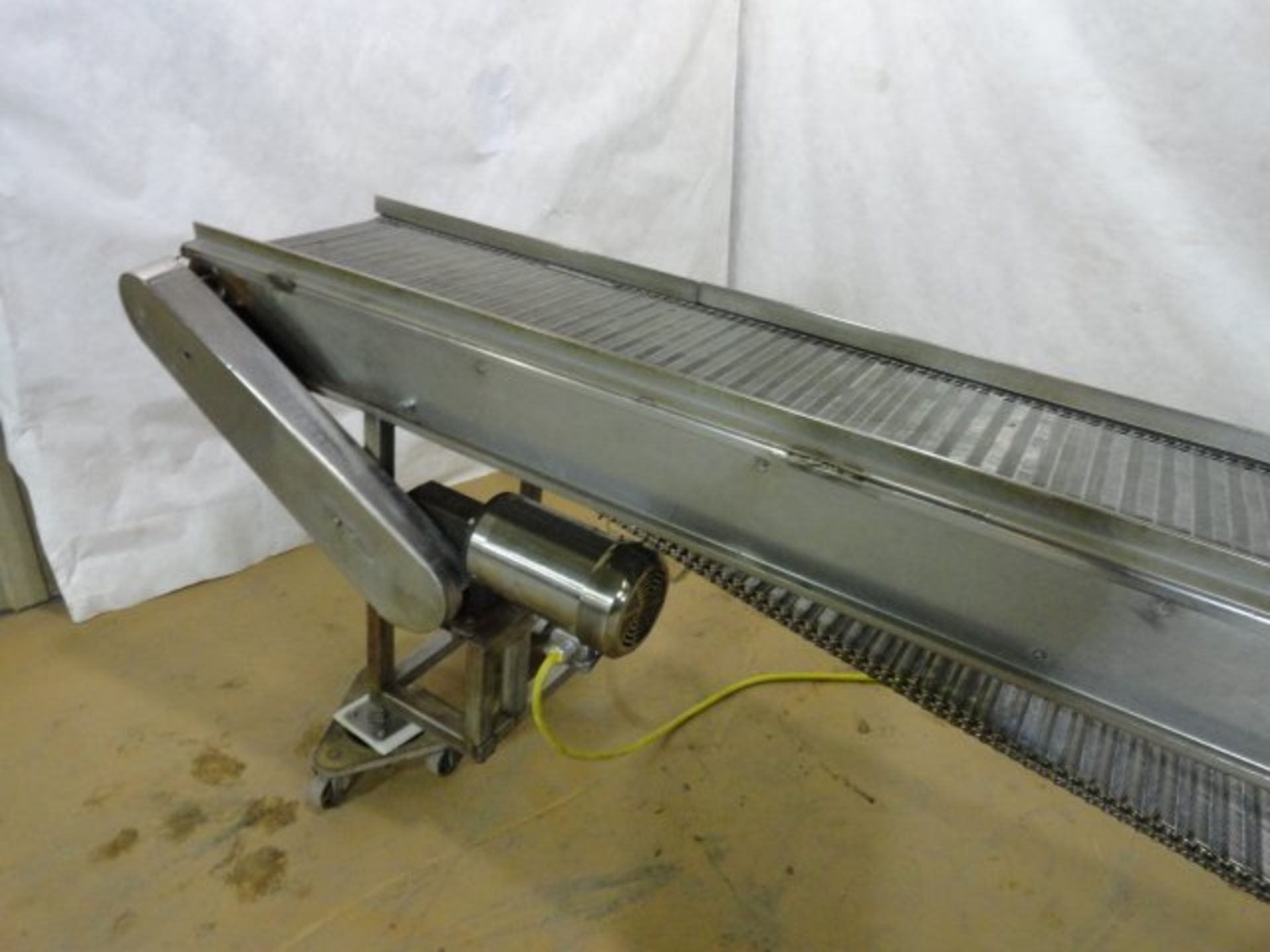 Stainless Steel Wire Mesh Belt Conveyor, 14"W x 23' L. - Image 2 of 5