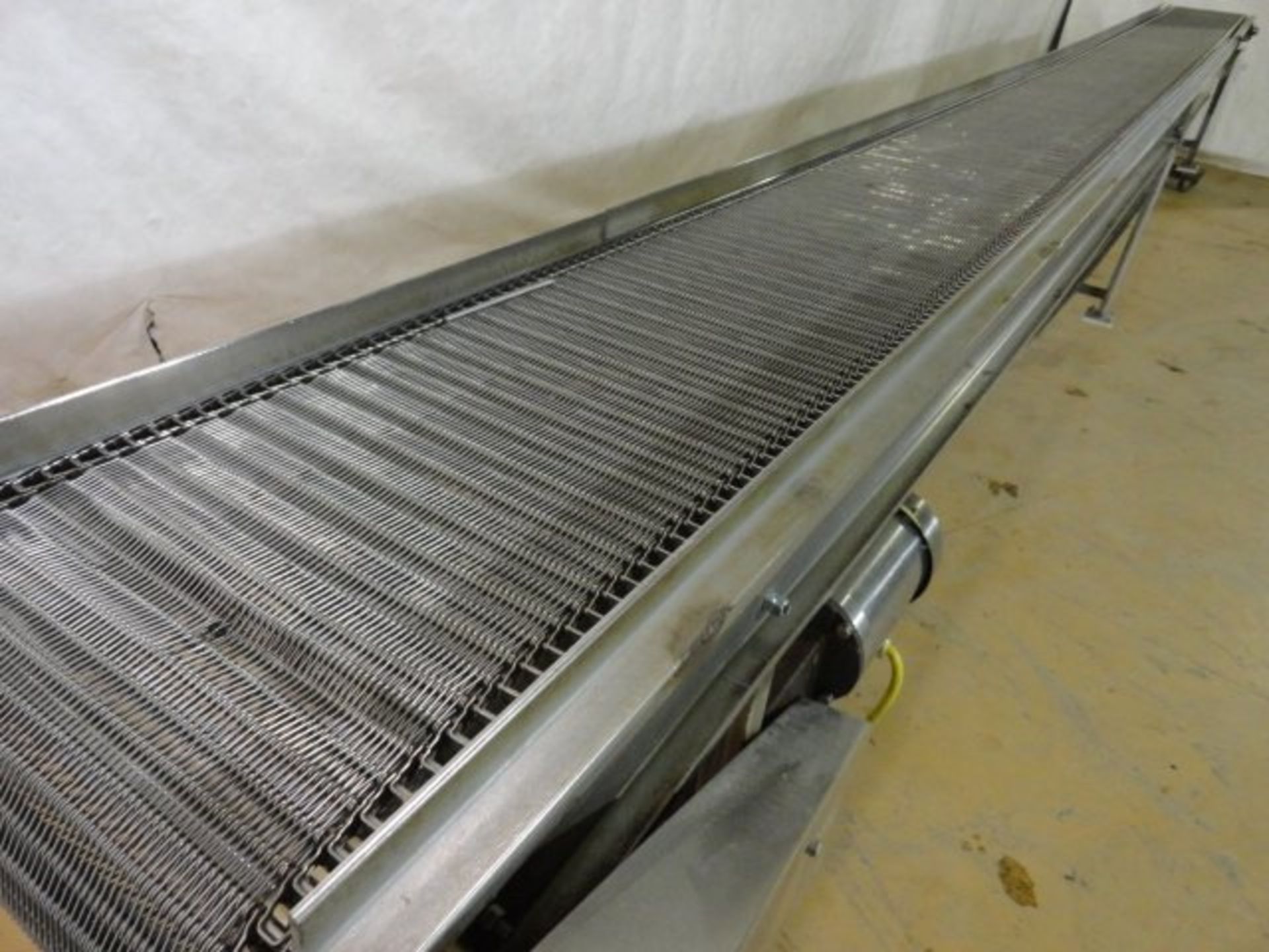 Stainless Steel Wire Mesh Belt Conveyor, 14"W x 23' L. - Image 3 of 5