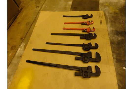 Lot of 7 Pipe Wrenches - Image 7 of 7