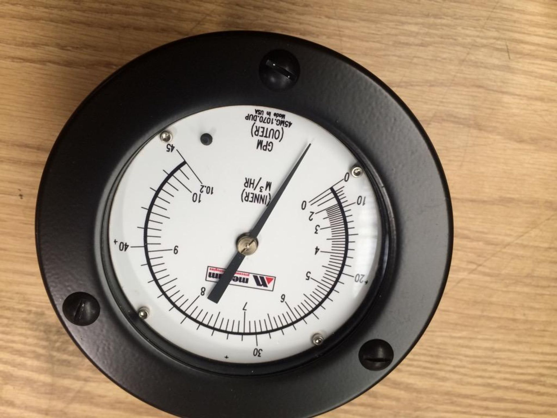 (4) New in Box Meriam Z1124FF-B Bellows Gauges for Differential Pressure Flow and Level. 4-1/2" Dial - Image 3 of 8