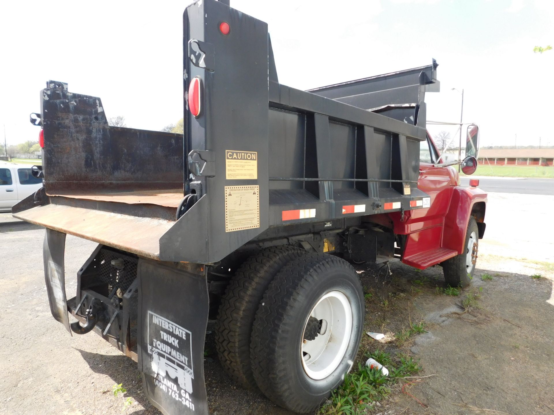 1988 Ford F-Series, single axle dump, diesel, automatic, odo 17,950, - Image 4 of 8