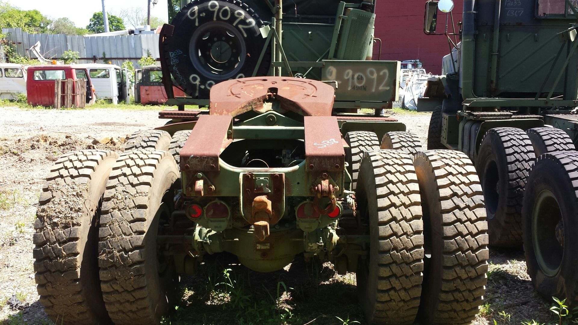 American General M932 5-ton 6x6 road tractor, w/winch - Image 2 of 6