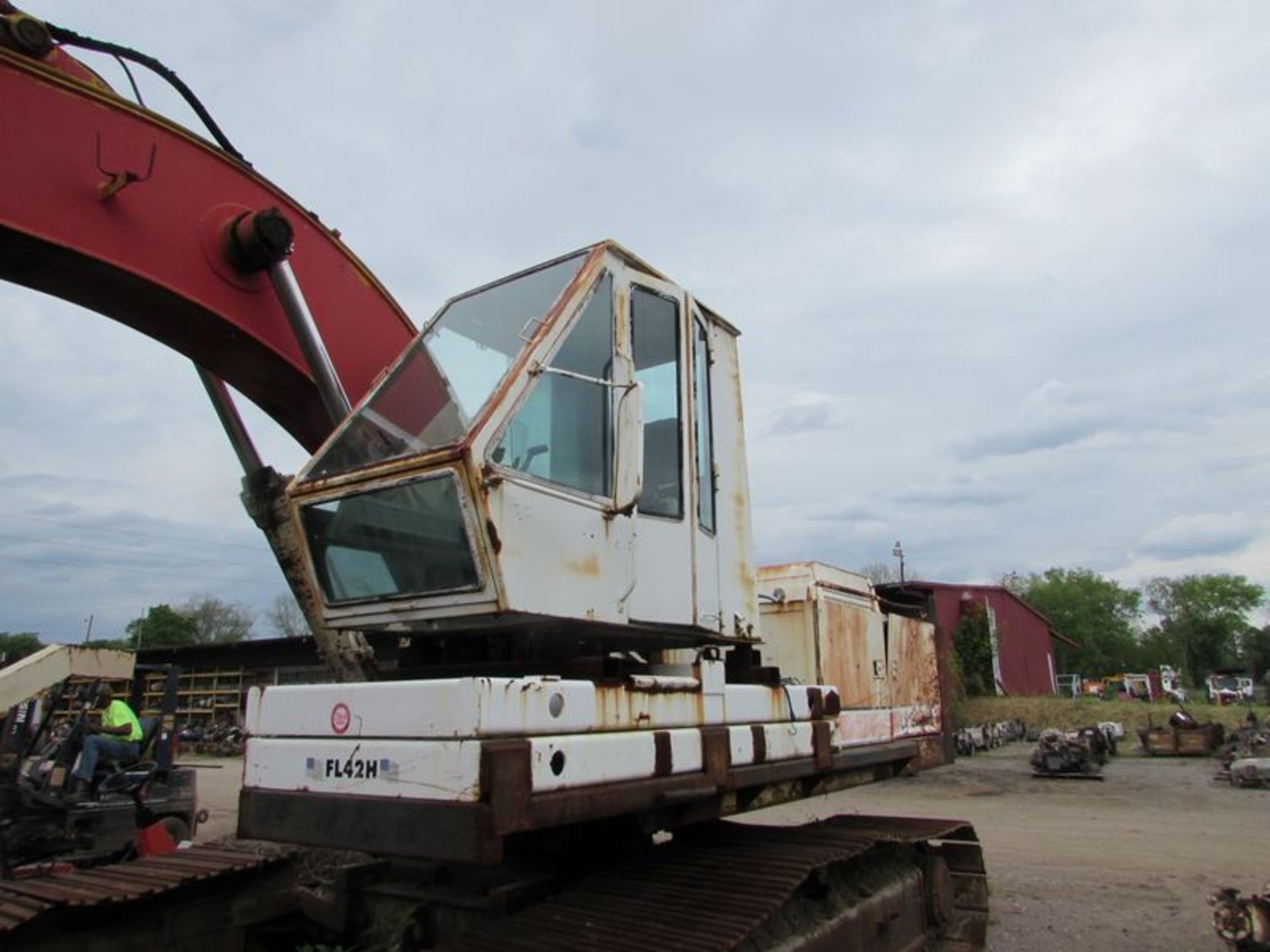 Link-belt 3400 Custom High Cab Excavator, w/manual thumb (bad engine) - Image 4 of 4