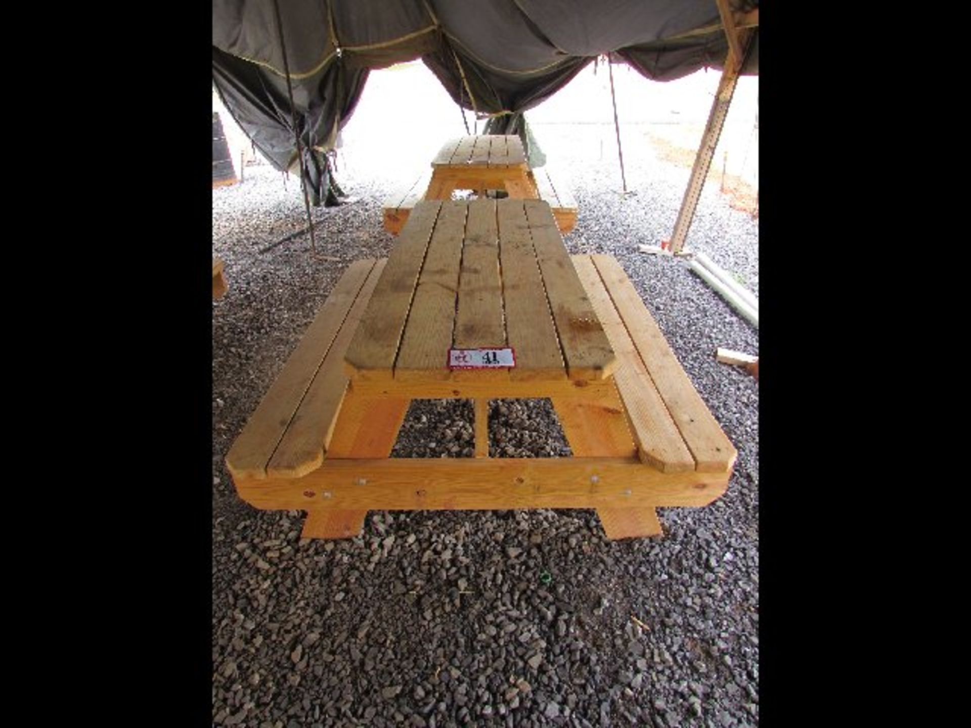 72" Wooden picnic table
