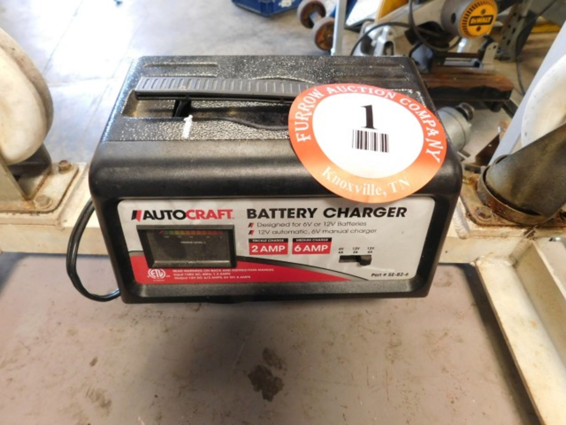Autocraft Battery Charger, 2amp/6amp