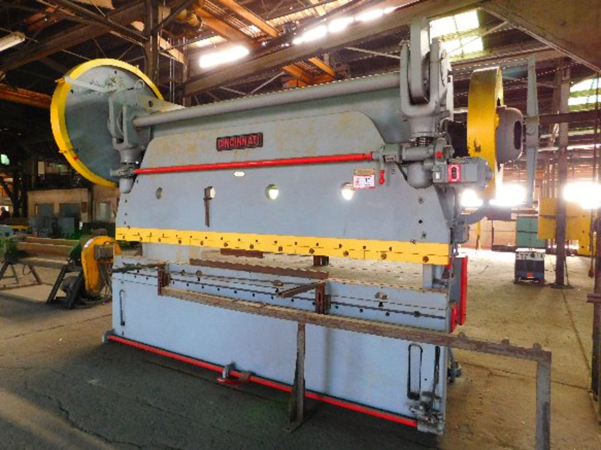 Cincinnati 90-Ton Mechanical Press Brake, 10' width, 3" Stroke, S/N 23224