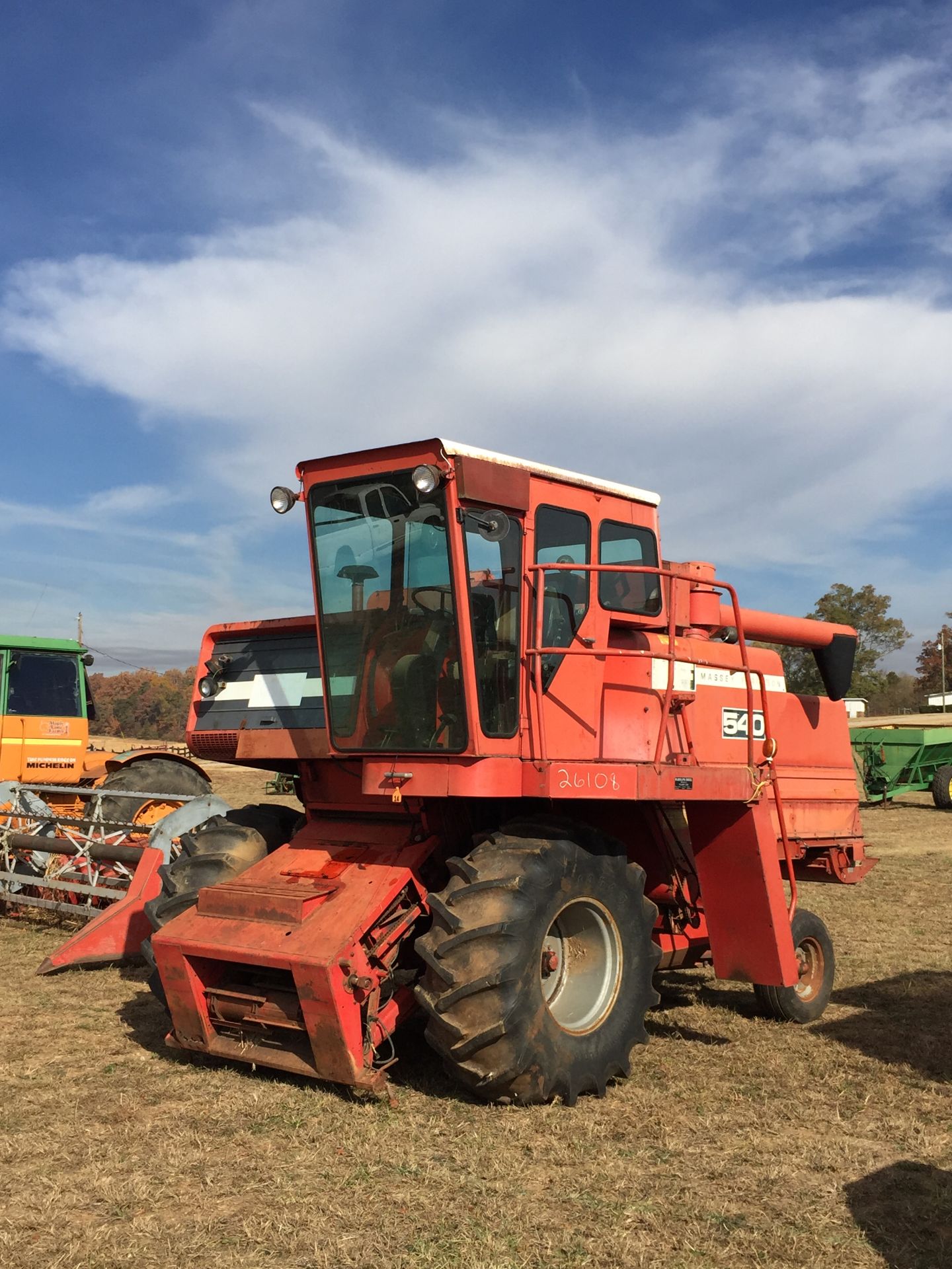 Massey Ferguson 540 Combine, s/n 00540 (broken auger, bad brakes) - Image 3 of 5