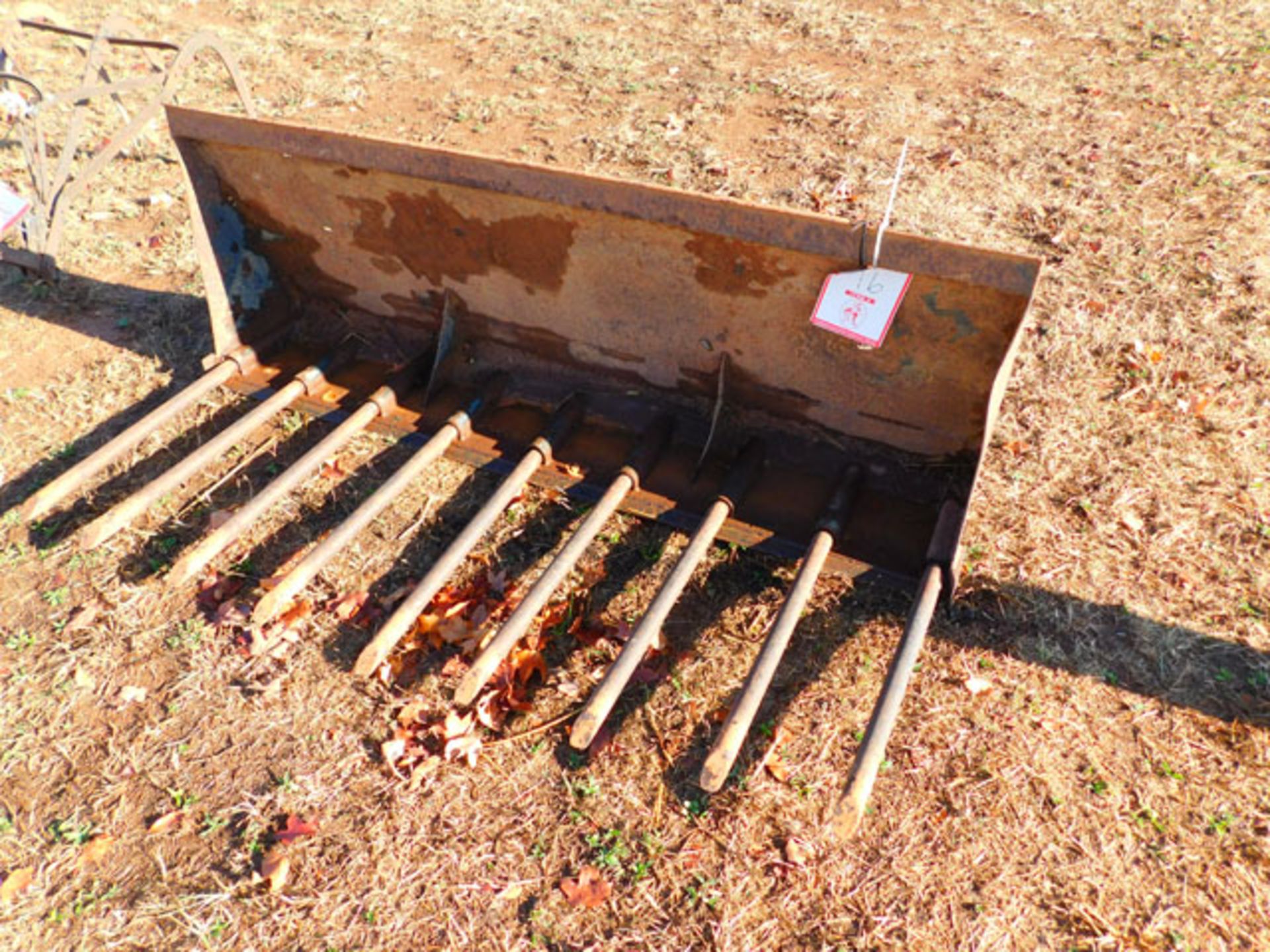 Skid Steer Manure Bucket Attachment