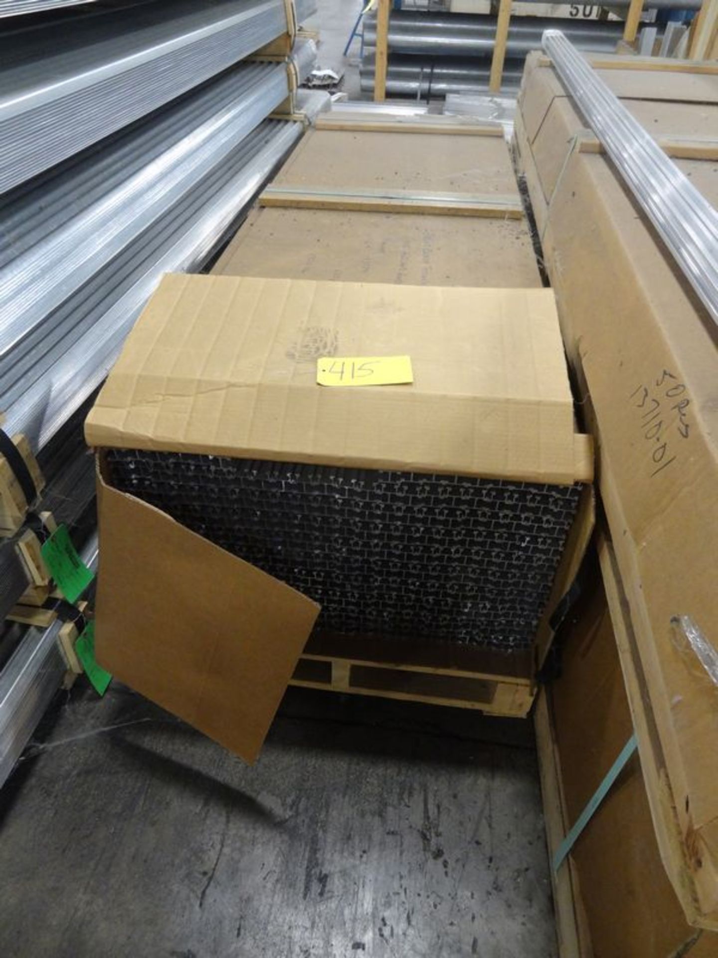 Pallet/Box of Extruded Aluminum Beams, 12' Lengths