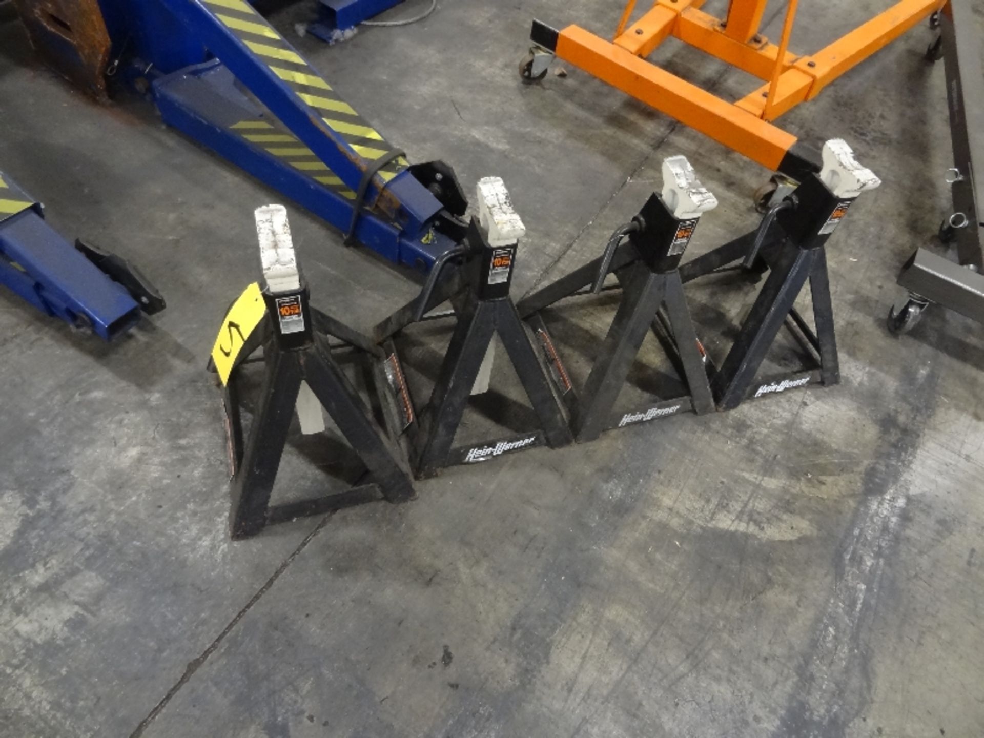 Lot of (4) Hein-Werner 10-Ton Vehicle Stands, Model CS10.18