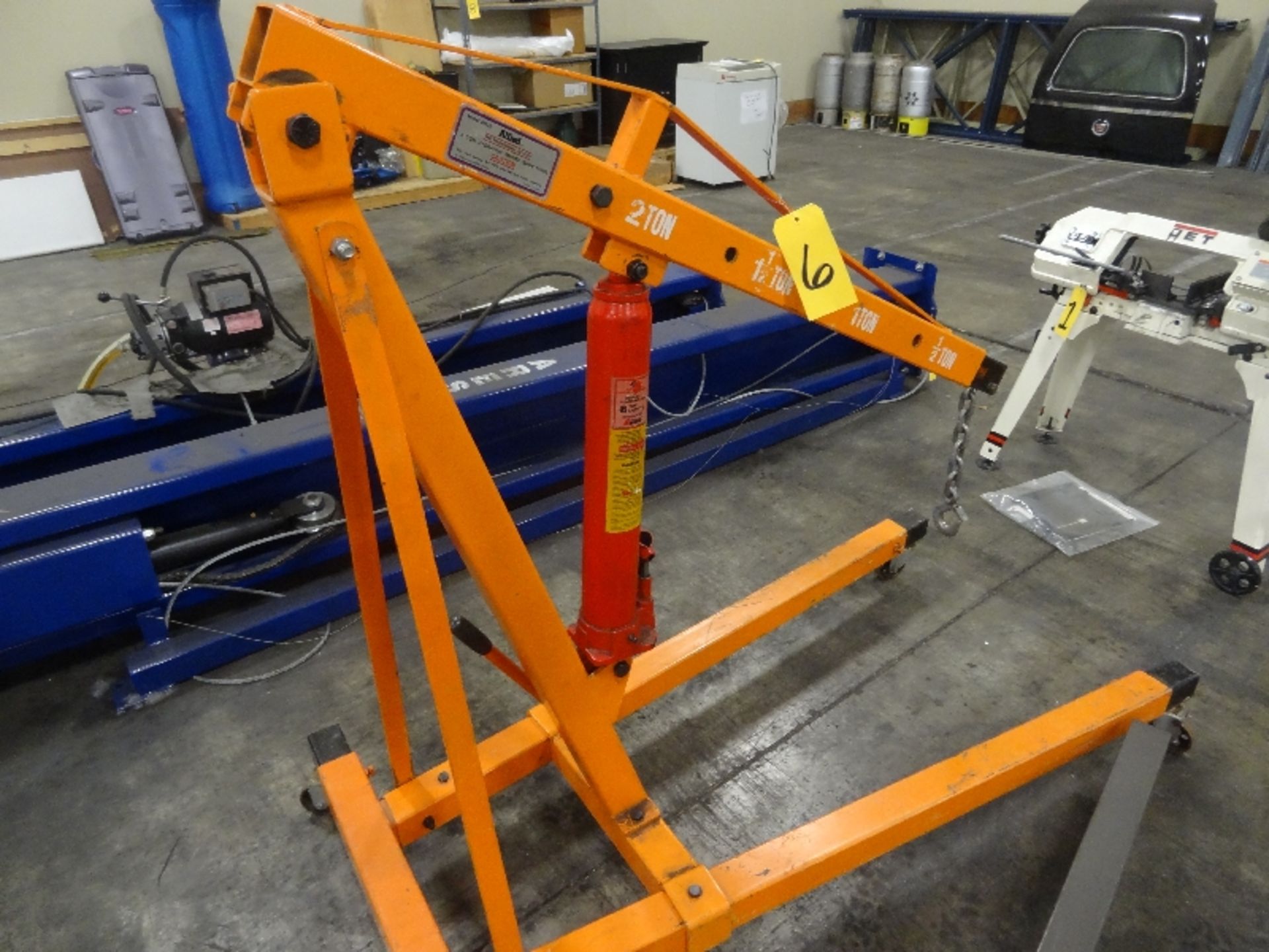 2-Ton Allied Hydraulic Engine Hoist, Model: EH23