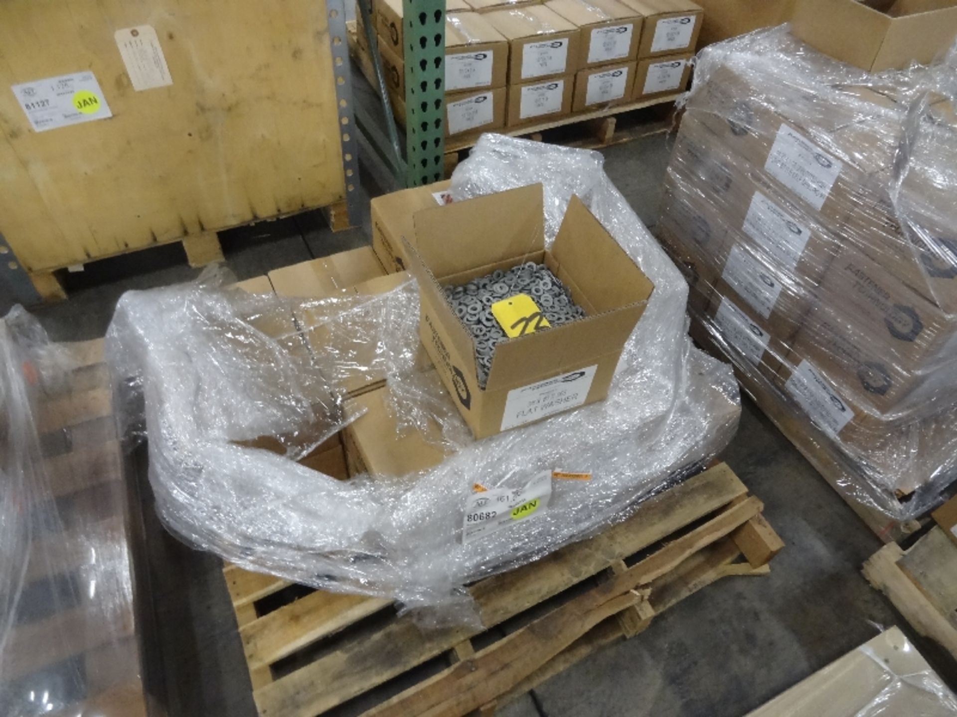 Pallet of new 3/8 x .81 x .065 Flat Washer (Fastern Technology)