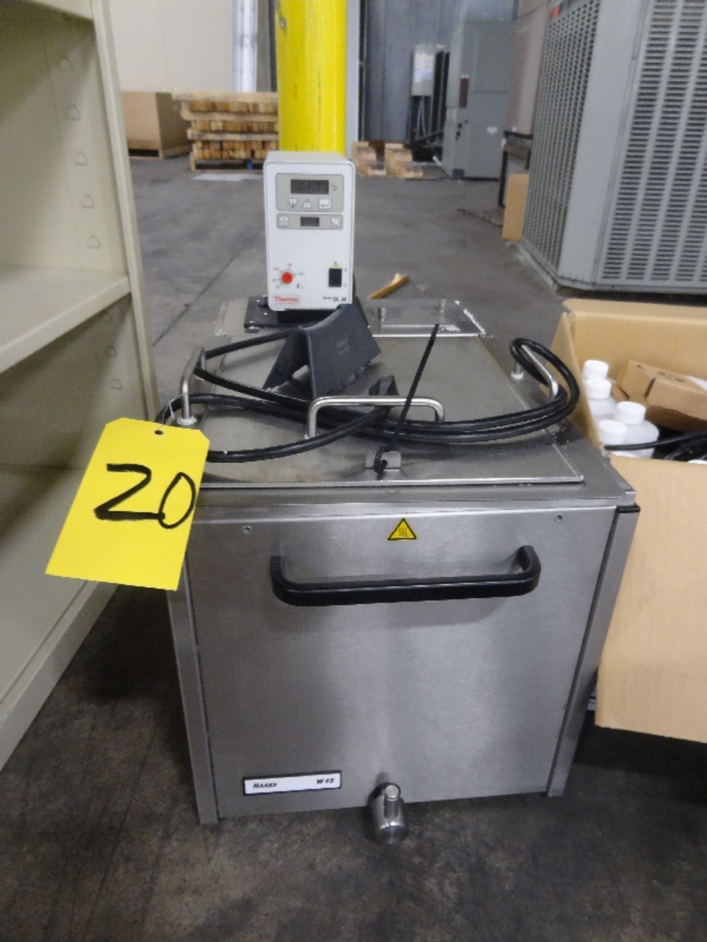 Thermo Haake Open Bath Circulator w/ Stainless Steel Bath, Model W45, S/N 1200703952008, and Steel - Image 2 of 3