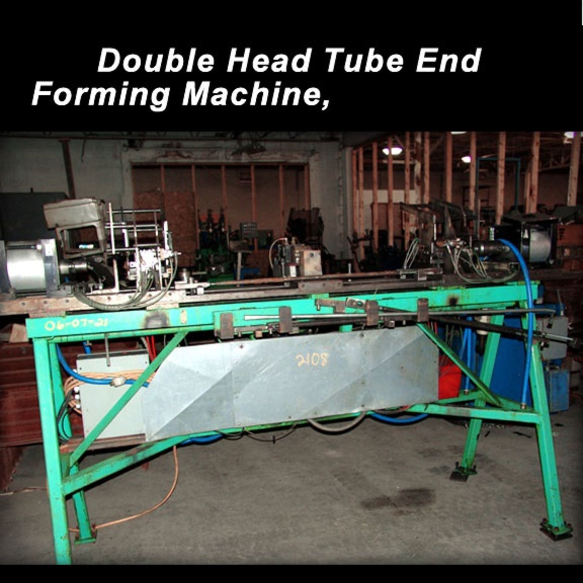 1"" (25.4mm) Double Head Tube End Forming Machine