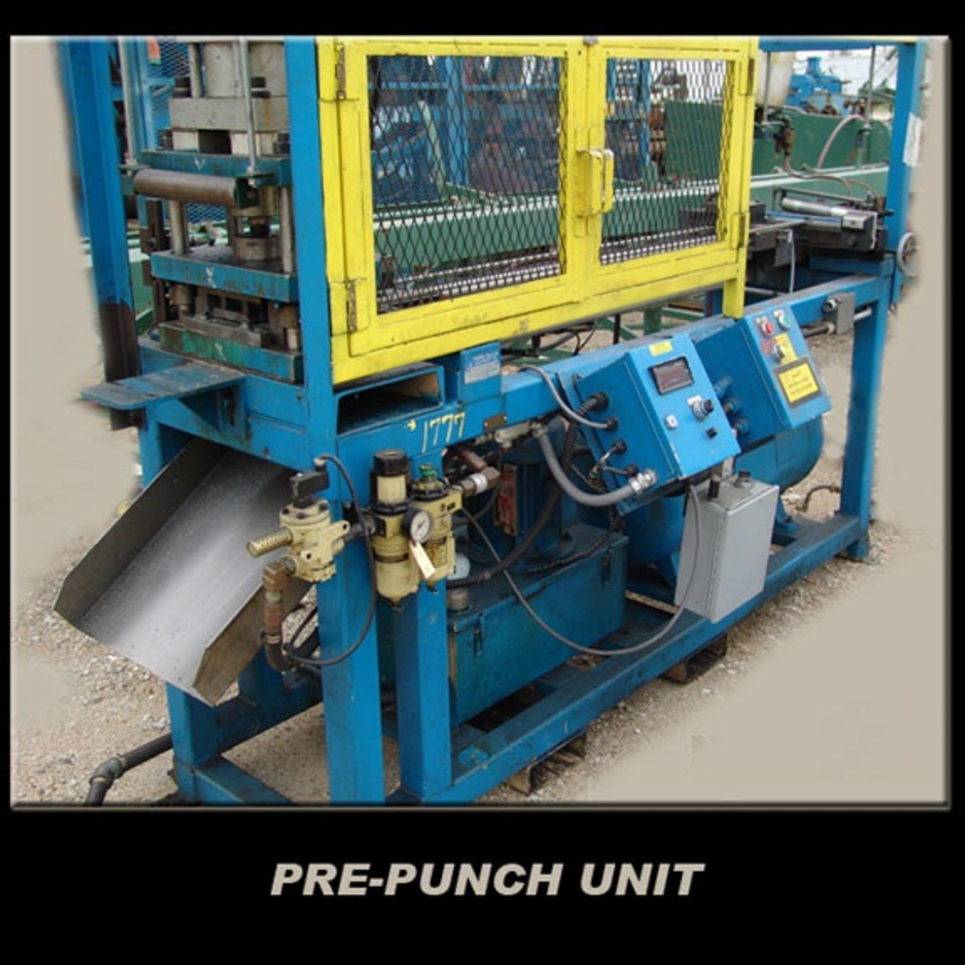 Press Room Equip. Co, Pre-Notching Unit Model #: S15-6X52-305A