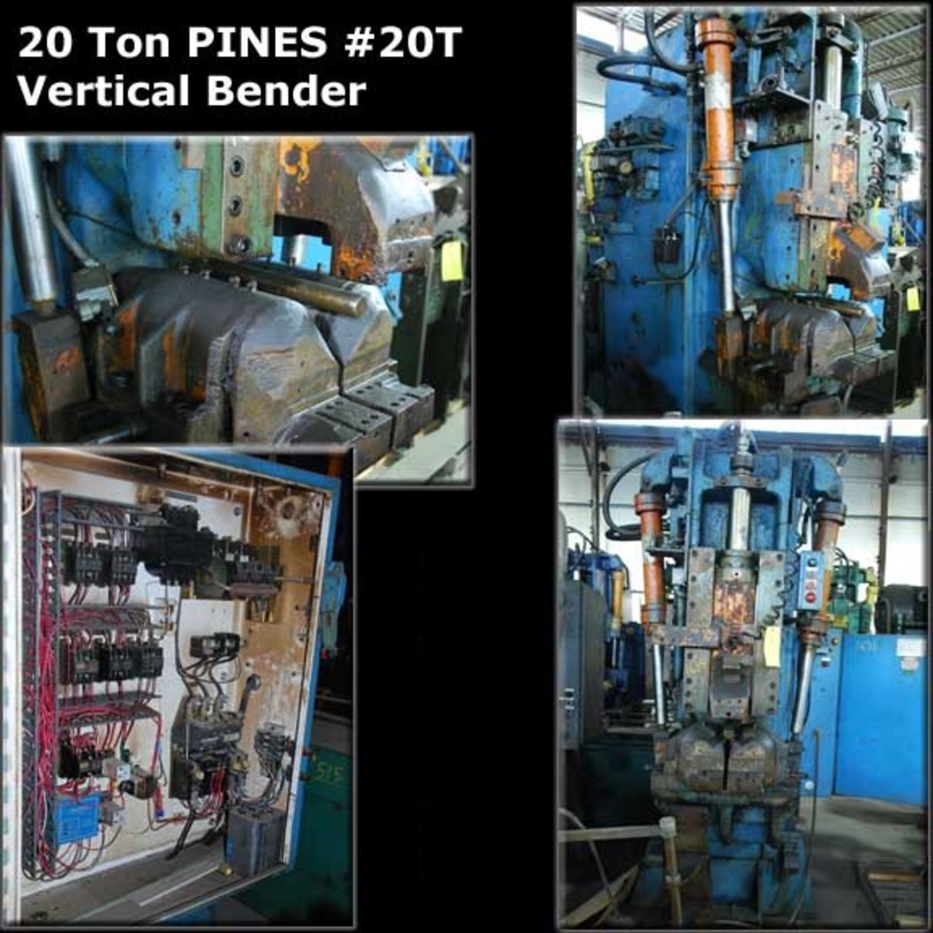 20 Ton PINES #20T Vertical Tube Bender