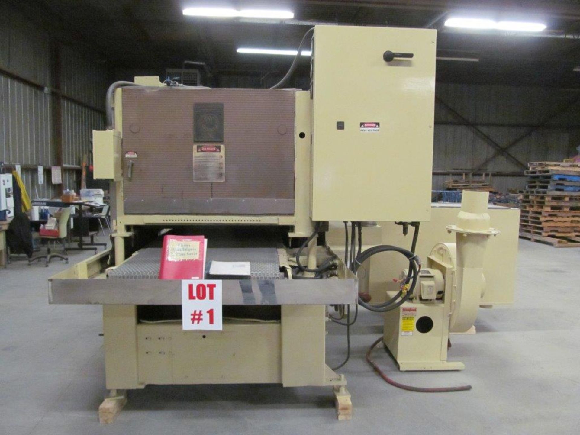 TIMESAVER MODEL 237-2CMPLW, S/N: 19989, 36" WIDE MATERIAL WET TYPE, ELECTRICS: 575 V / 3PH / 60C, - Image 2 of 14