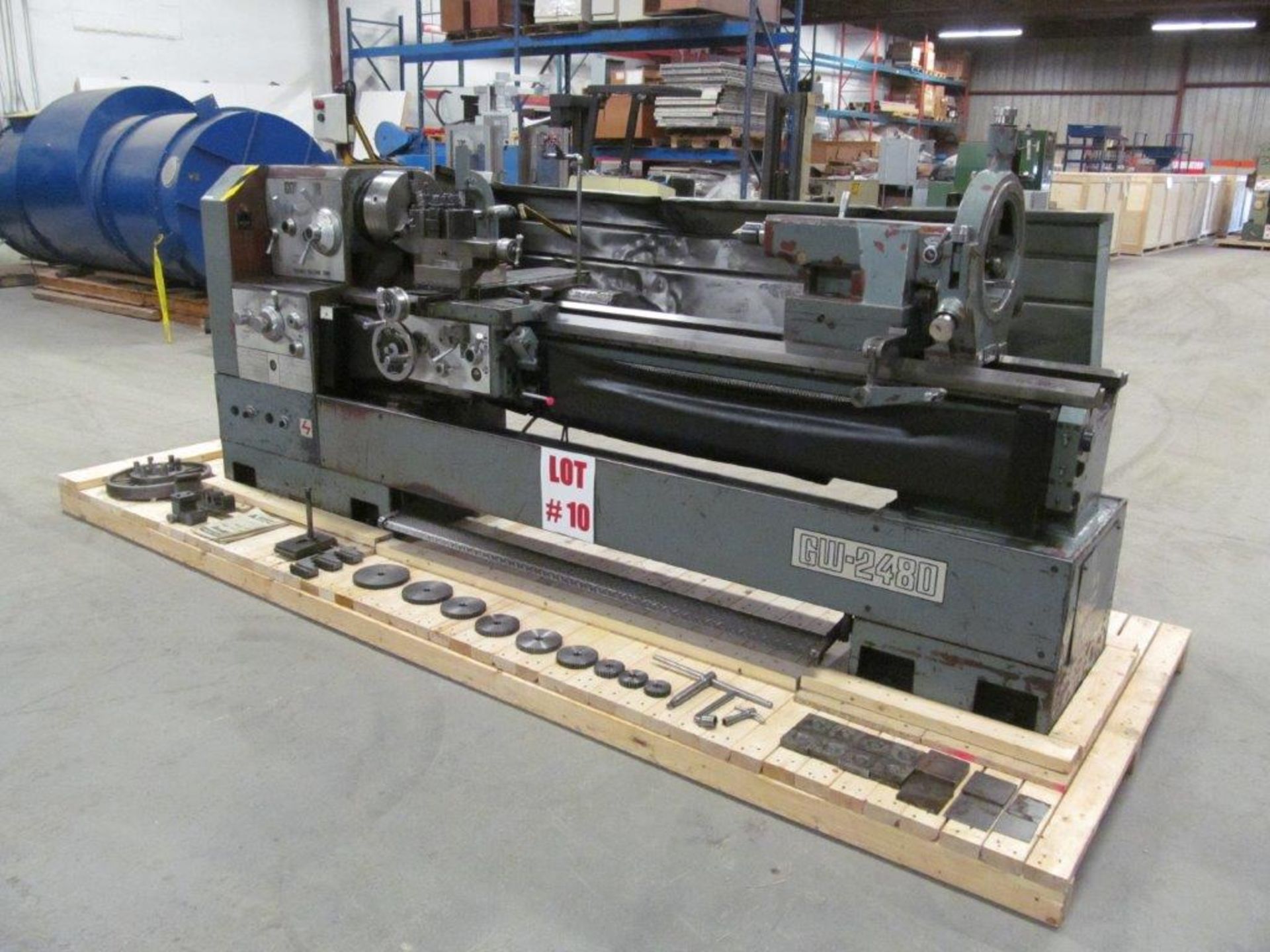 GOODWAY ENGINE LATHE MODEL GW-2480, 24" SWING X 80" CENTERS, S/N: 71809, ELECTRICS: 575V / 3PH / - Image 2 of 8