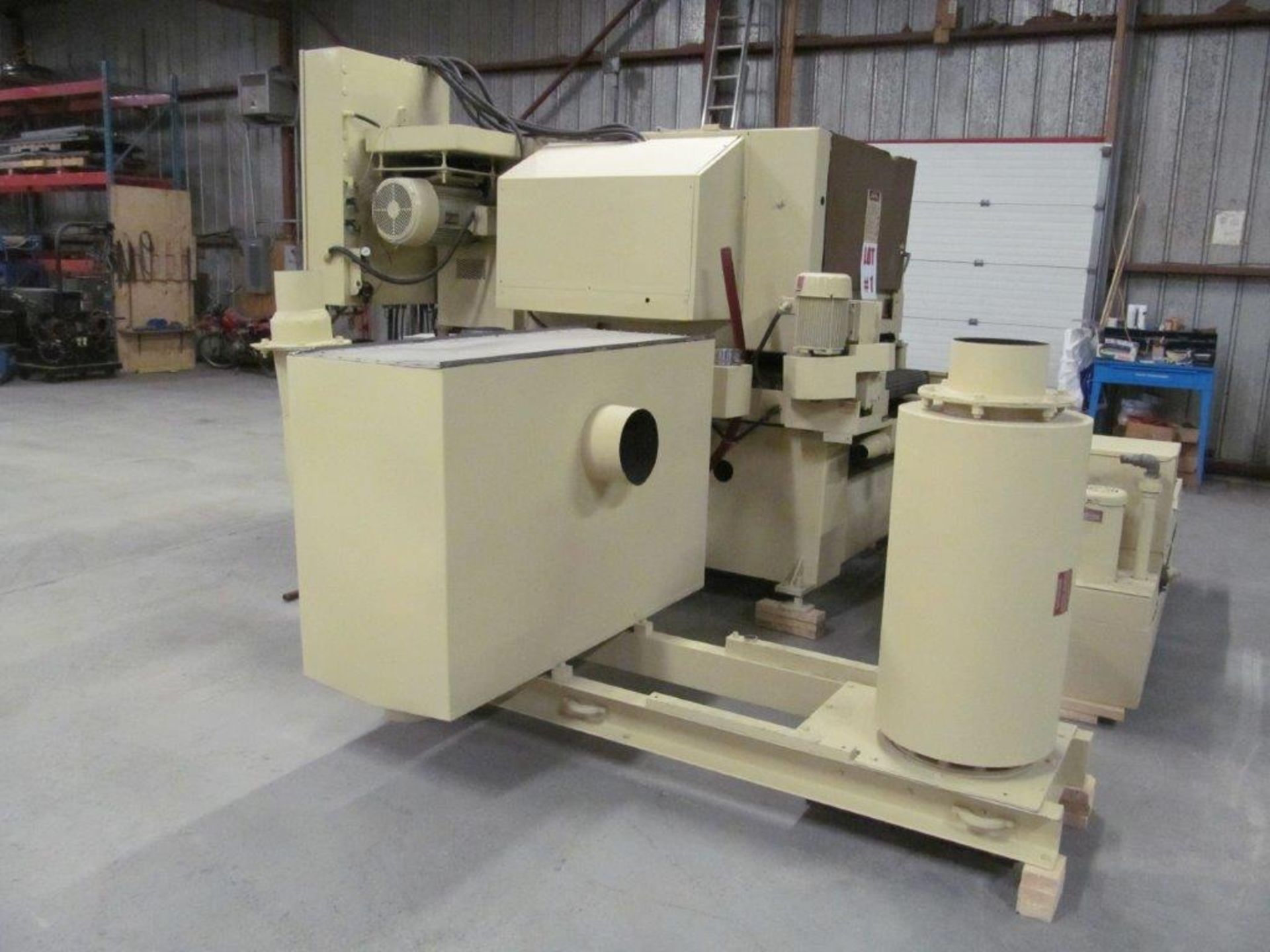 TIMESAVER MODEL 237-2CMPLW, S/N: 19989, 36" WIDE MATERIAL WET TYPE, ELECTRICS: 575 V / 3PH / 60C, - Image 5 of 14