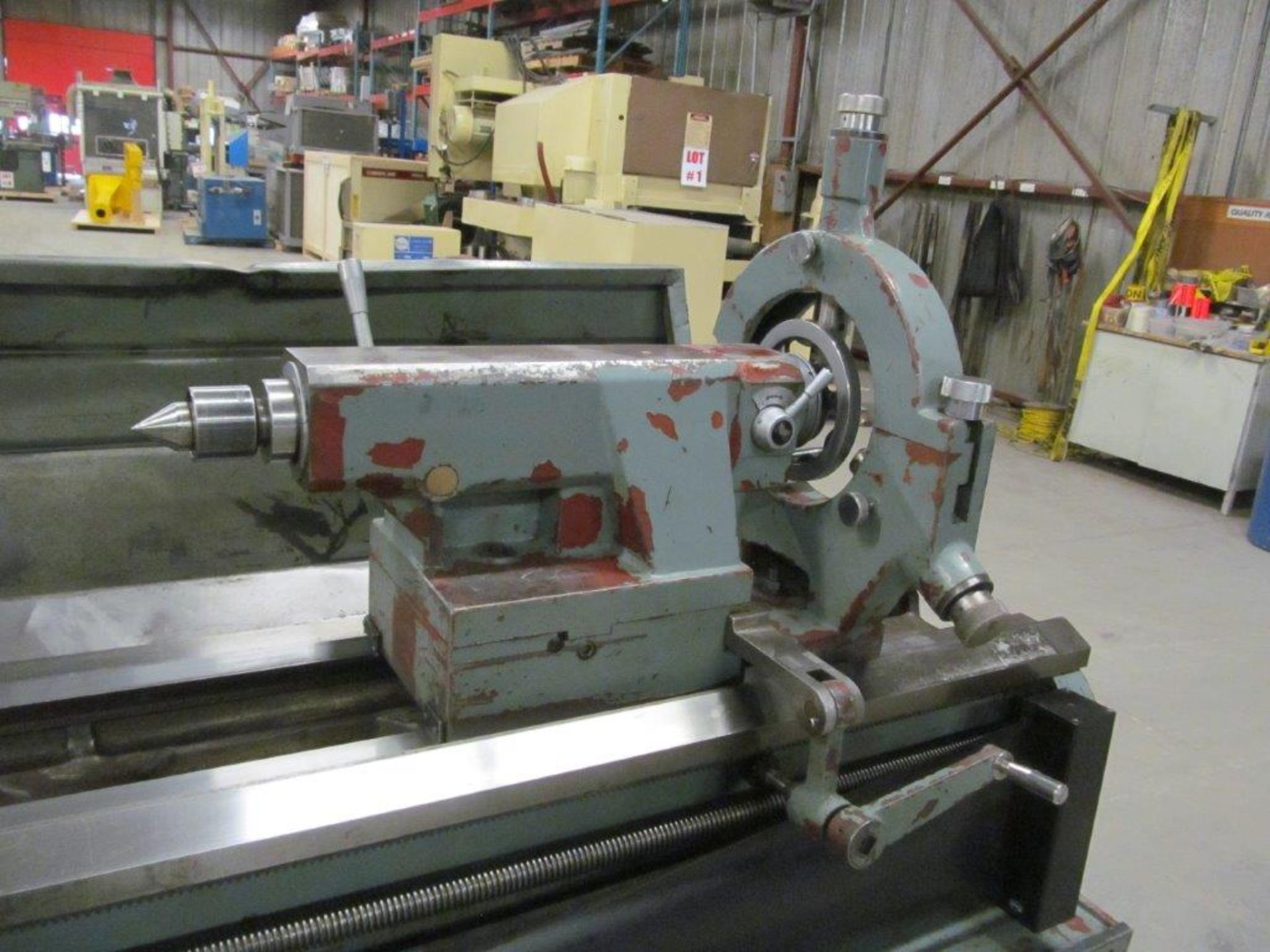 GOODWAY ENGINE LATHE MODEL GW-2480, 24" SWING X 80" CENTERS, S/N: 71809, ELECTRICS: 575V / 3PH / - Image 6 of 8