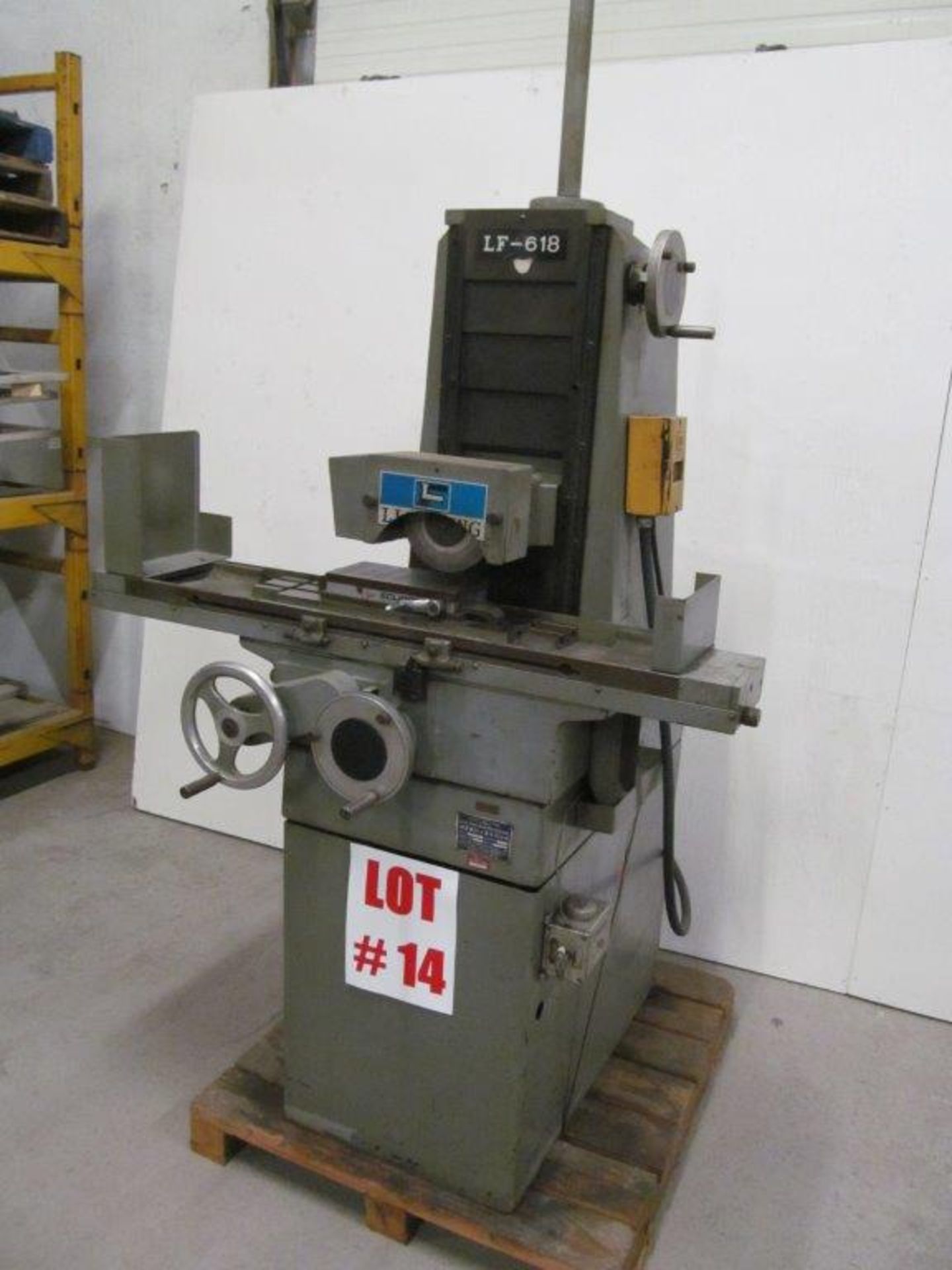 LIAN FENG SURFACE GRINDER MODEL LF-618, S/N: 73602, 6" X 18" CAPACITY, ELECTRICS: TBA, C/W 5" X - Image 2 of 4