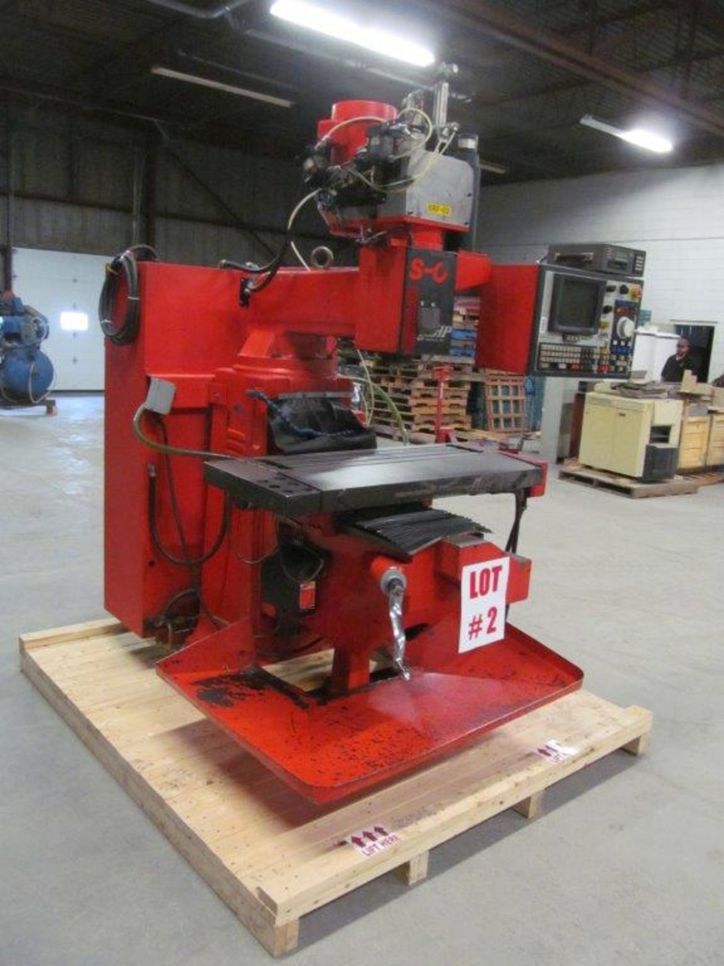 MHP CNC VERTICAL TURRET MILL MODEL 4AVS, S/N: 4AVS-OEM66580T, TABLE: 10" X 42", ELECTRICS: 220V /