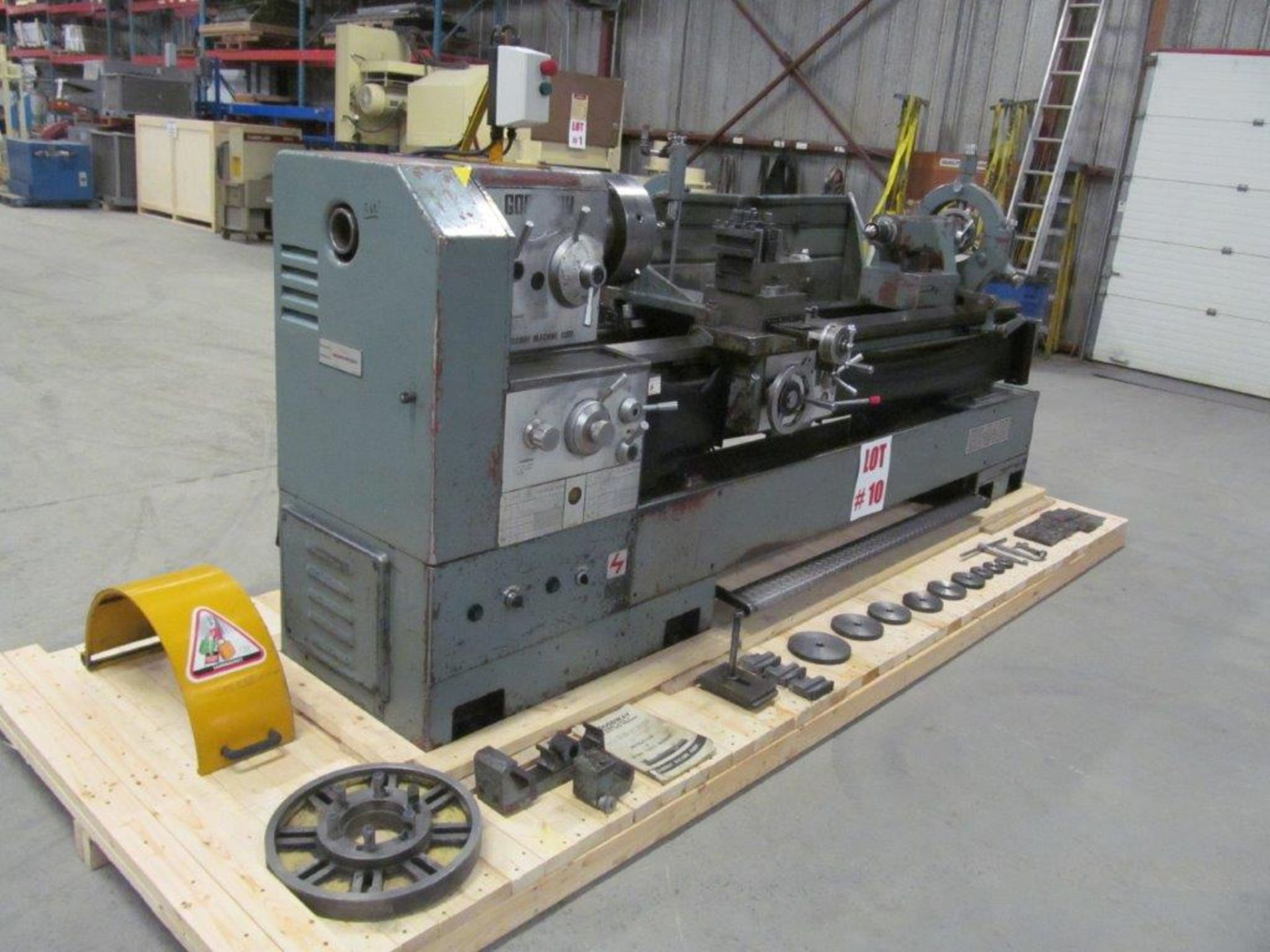 GOODWAY ENGINE LATHE MODEL GW-2480, 24" SWING X 80" CENTERS, S/N: 71809, ELECTRICS: 575V / 3PH / - Image 3 of 8