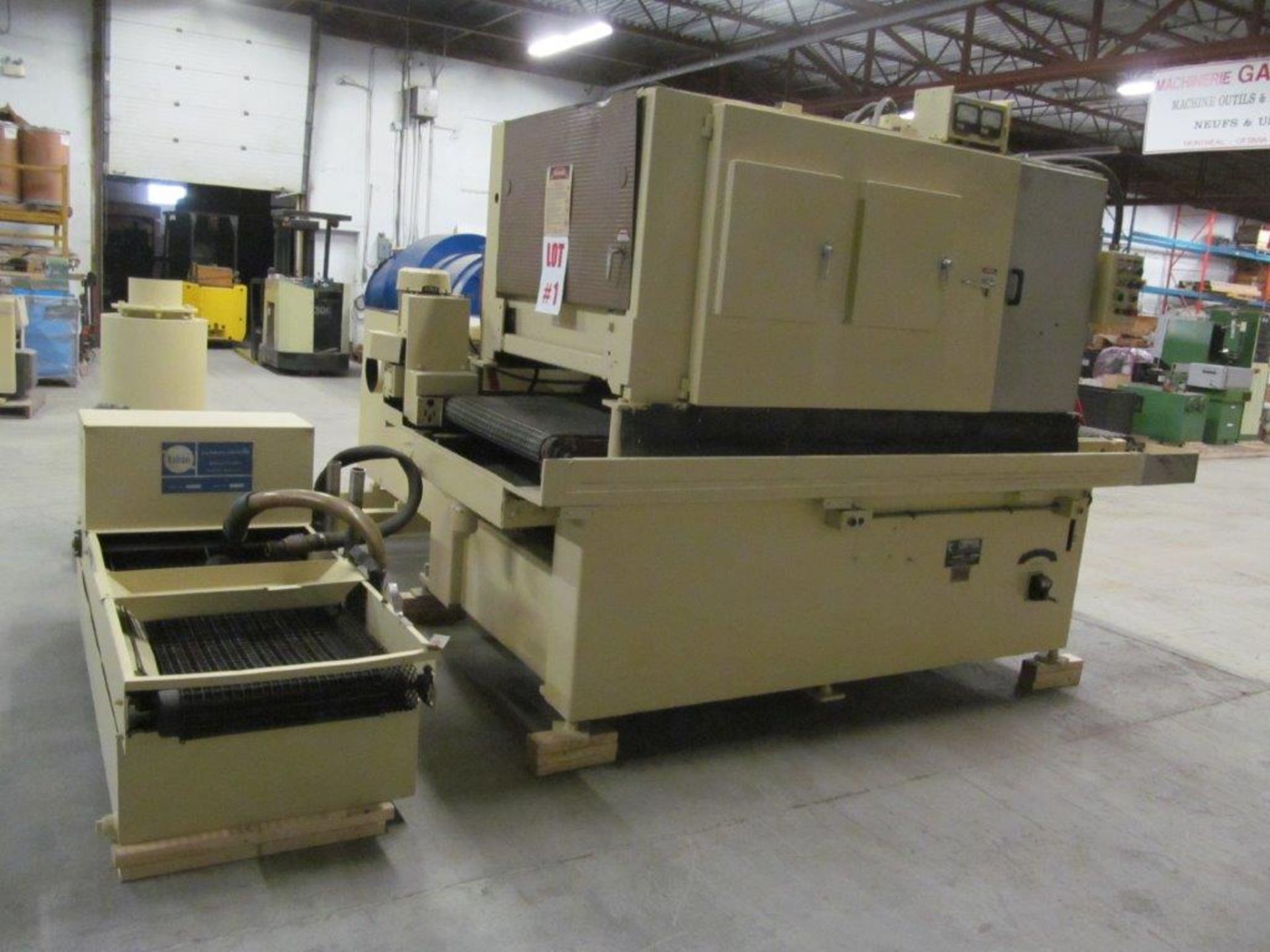 TIMESAVER MODEL 237-2CMPLW, S/N: 19989, 36" WIDE MATERIAL WET TYPE, ELECTRICS: 575 V / 3PH / 60C, - Image 10 of 14