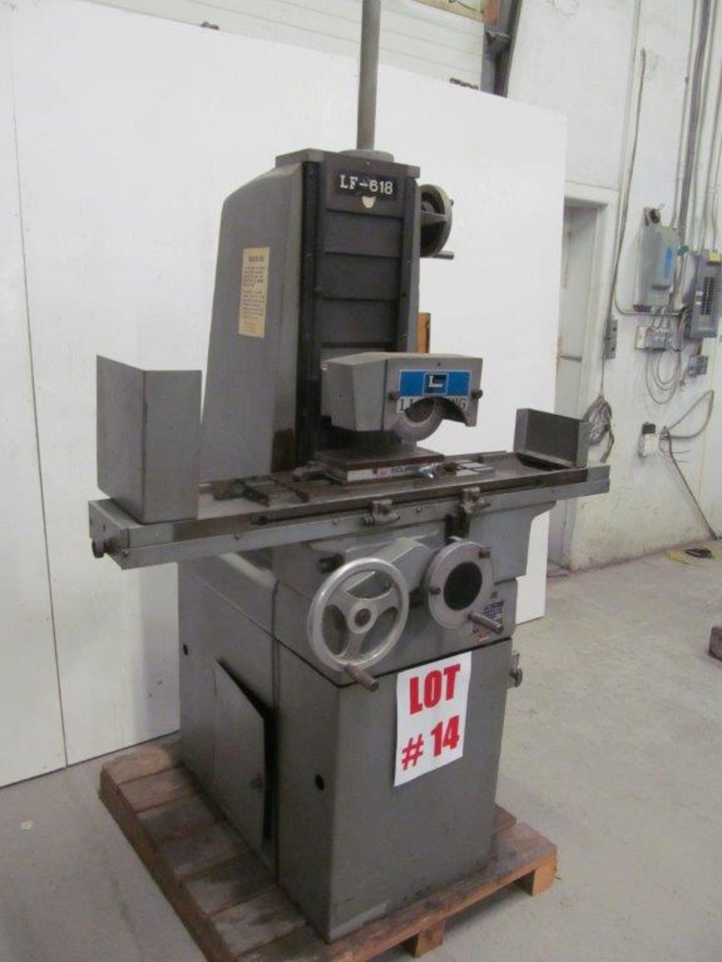 LIAN FENG SURFACE GRINDER MODEL LF-618, S/N: 73602, 6" X 18" CAPACITY, ELECTRICS: TBA, C/W 5" X - Image 3 of 4