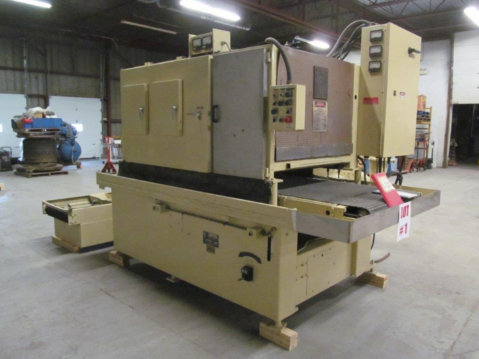 TIMESAVER MODEL 237-2CMPLW, S/N: 19989, 36" WIDE MATERIAL WET TYPE, ELECTRICS: 575 V / 3PH / 60C, - Image 12 of 14