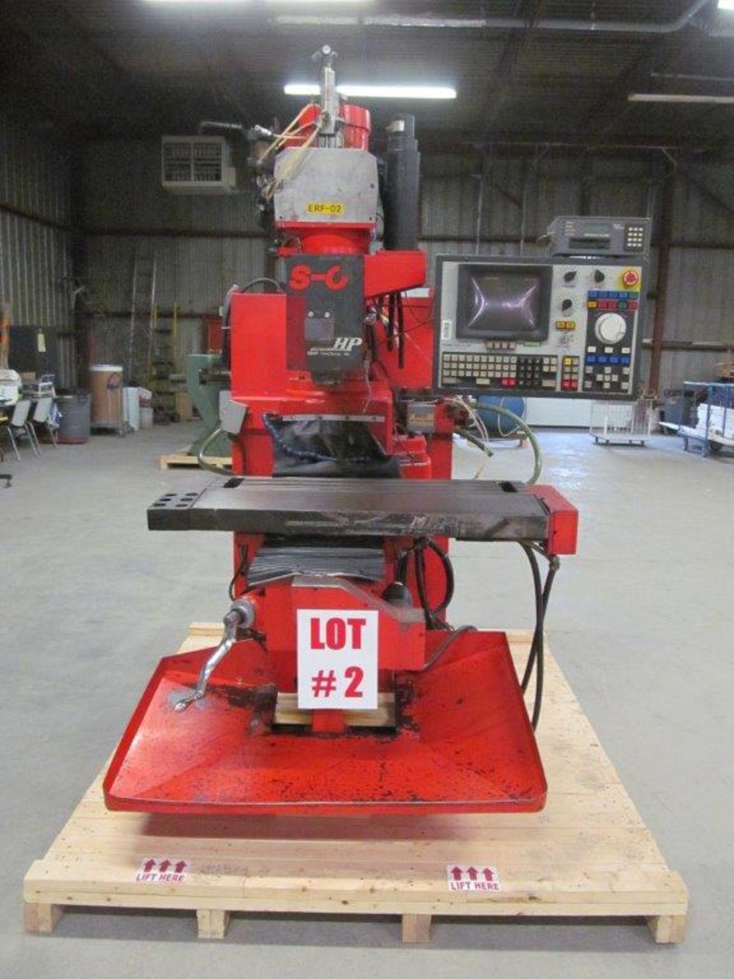 MHP CNC VERTICAL TURRET MILL MODEL 4AVS, S/N: 4AVS-OEM66580T, TABLE: 10" X 42", ELECTRICS: 220V / - Image 3 of 13