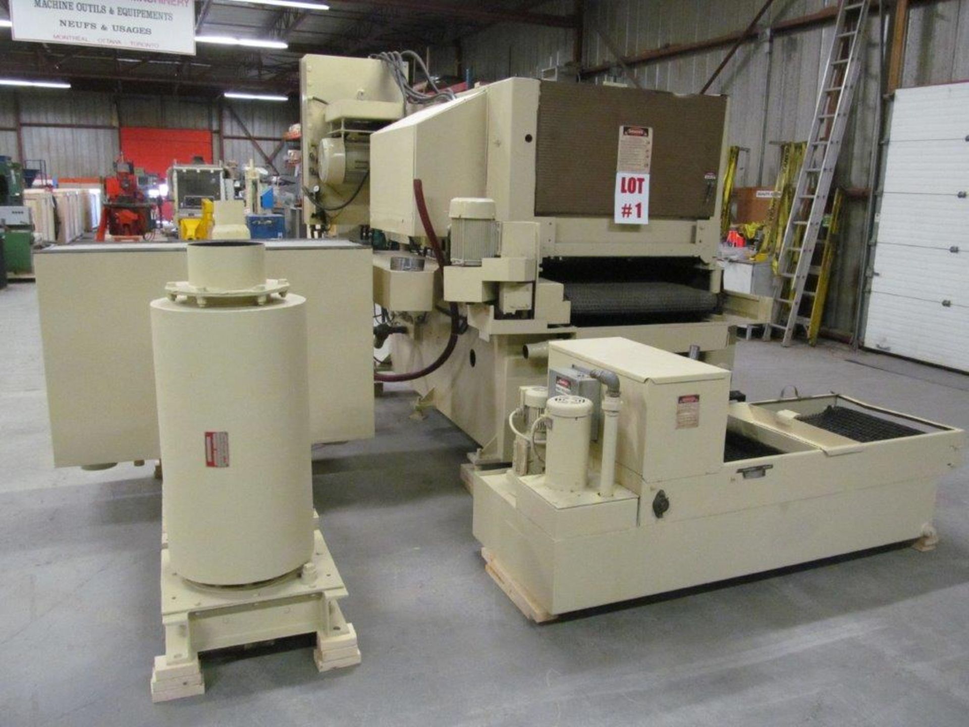 TIMESAVER MODEL 237-2CMPLW, S/N: 19989, 36" WIDE MATERIAL WET TYPE, ELECTRICS: 575 V / 3PH / 60C, - Image 7 of 14