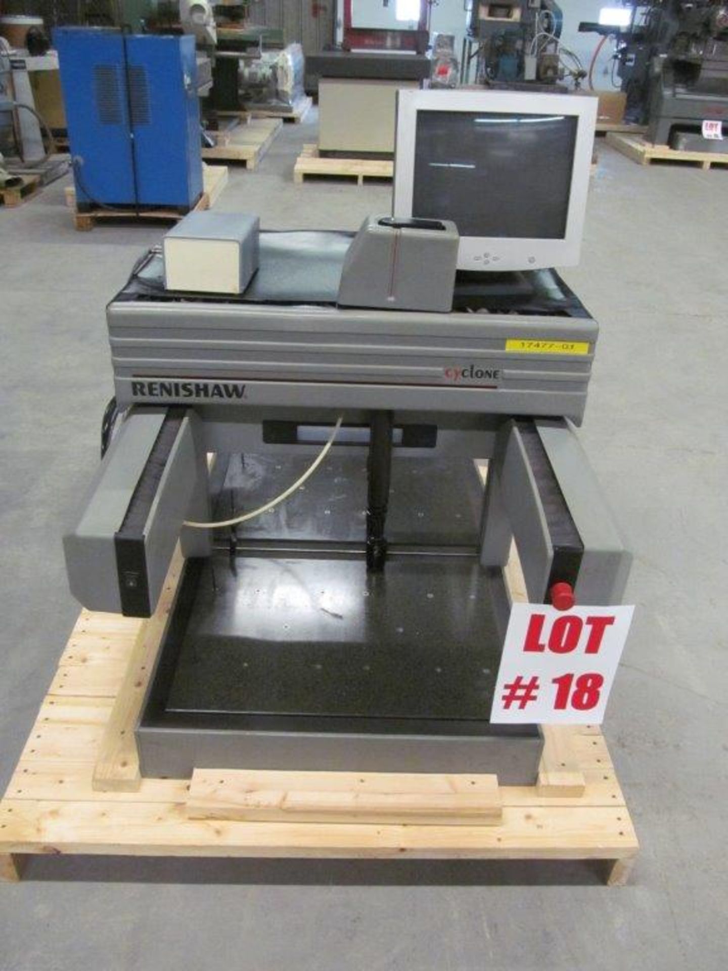 RENISHAW CYCLONE (ENGLAND) HIGH PRECISION PROBE MACHINE, S/N: Q29728, CONDITION UNKNOWN - Image 2 of 9