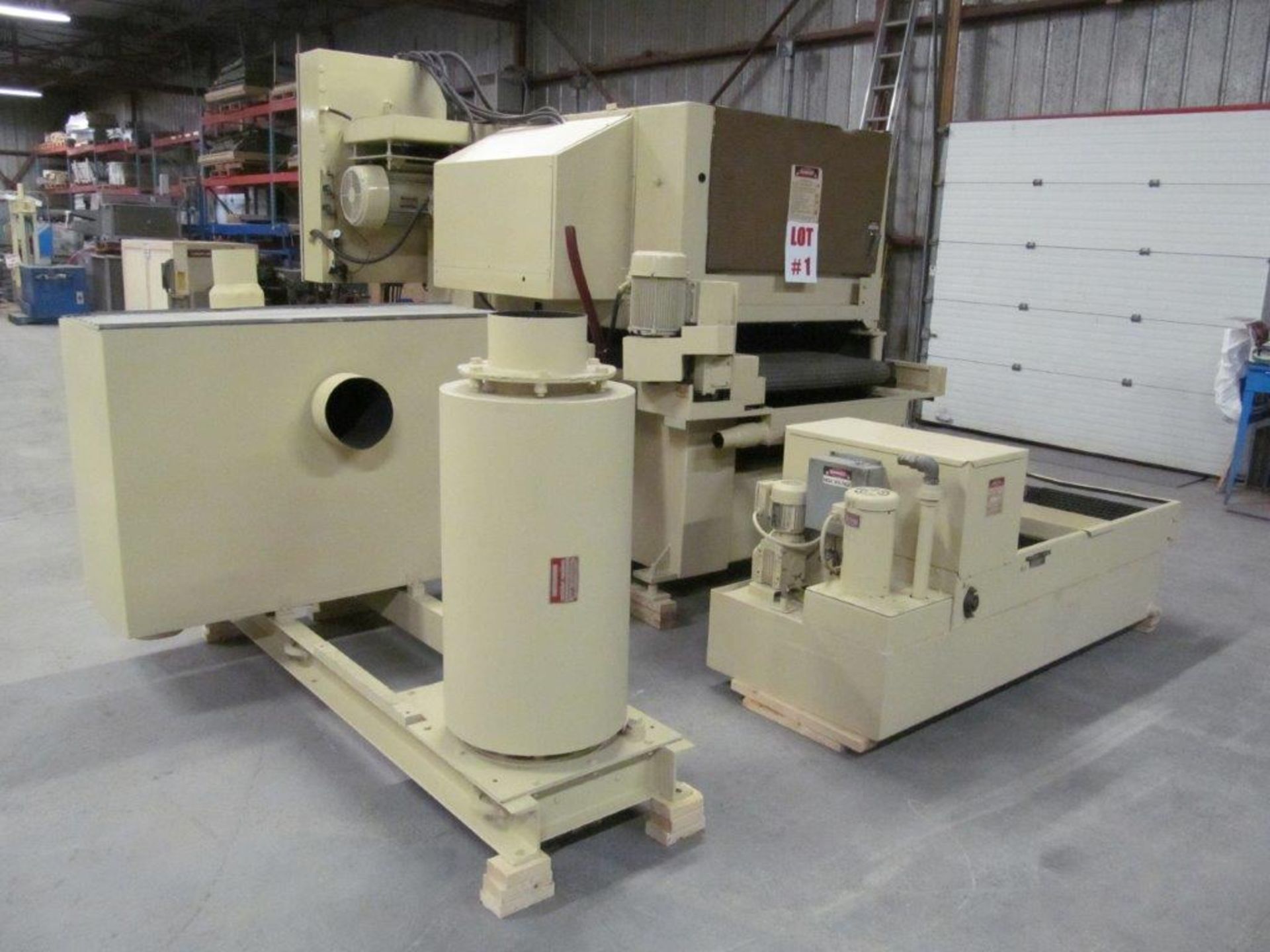 TIMESAVER MODEL 237-2CMPLW, S/N: 19989, 36" WIDE MATERIAL WET TYPE, ELECTRICS: 575 V / 3PH / 60C, - Image 6 of 14