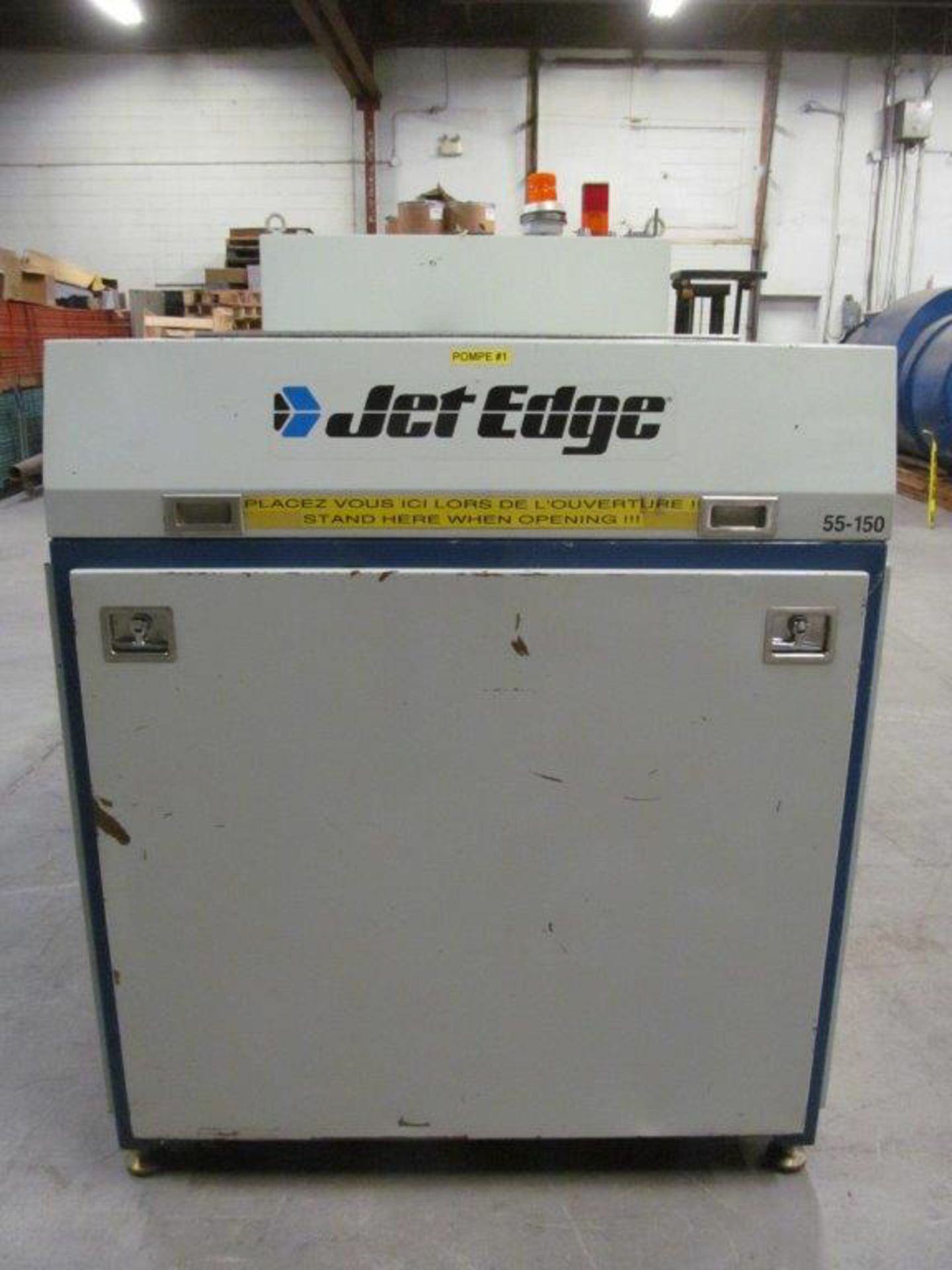 JET EDGE HIGH PRESSURE WATER PUMP MODEL: 55-150, MOTOR 150 HP, YEAR OF MFG: 2000, S/N: 1394094, - Image 7 of 22