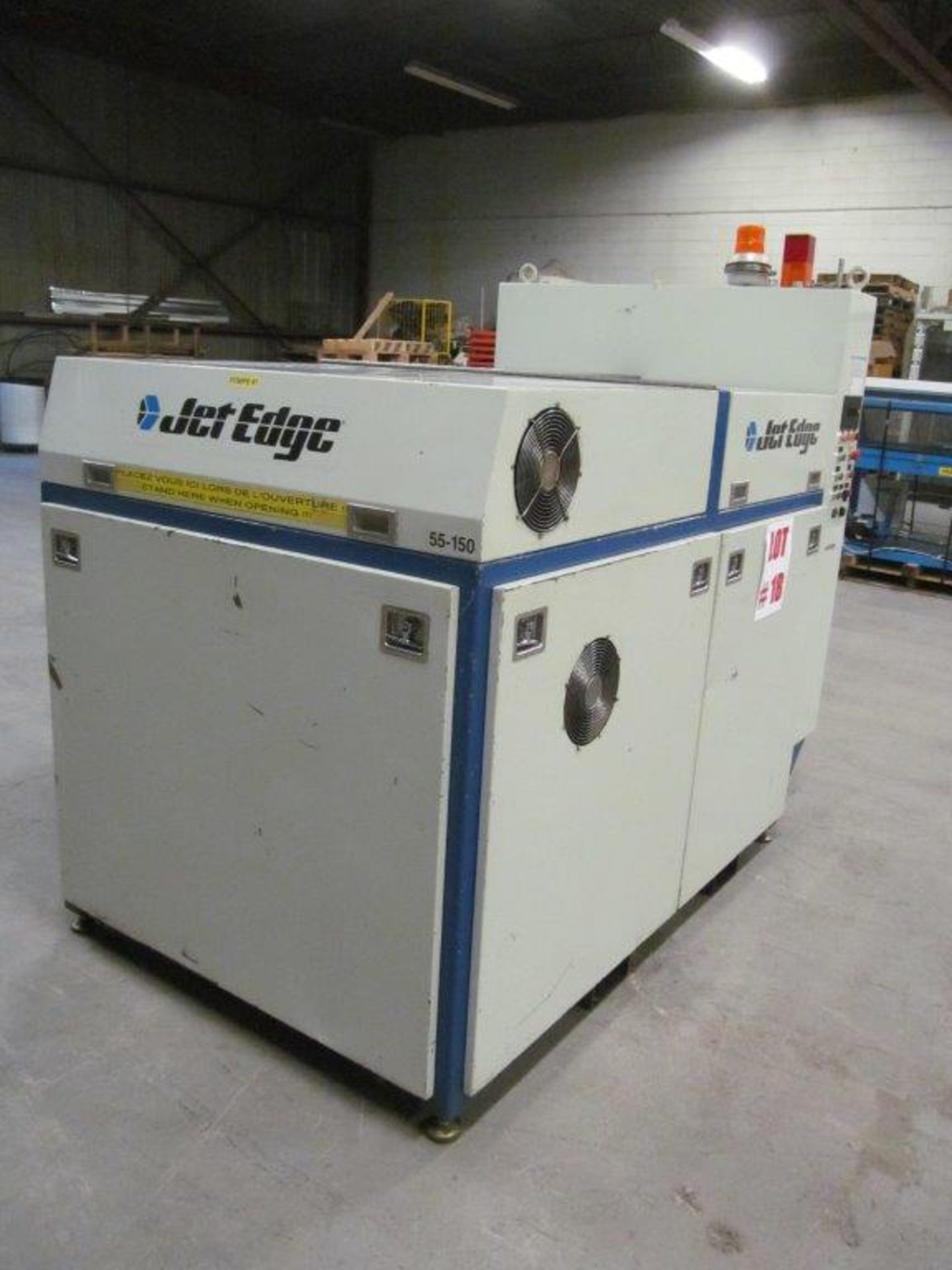 JET EDGE HIGH PRESSURE WATER PUMP MODEL: 55-150, MOTOR 150 HP, YEAR OF MFG: 2000, S/N: 1394094, - Image 8 of 22