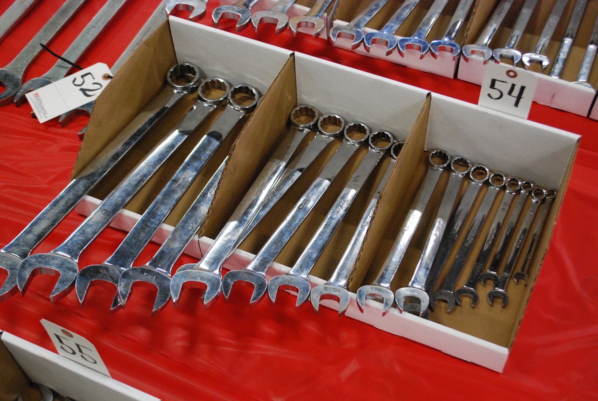 SNAP-ON 3/8" - 1-7/16" OPEN END WRENCHES