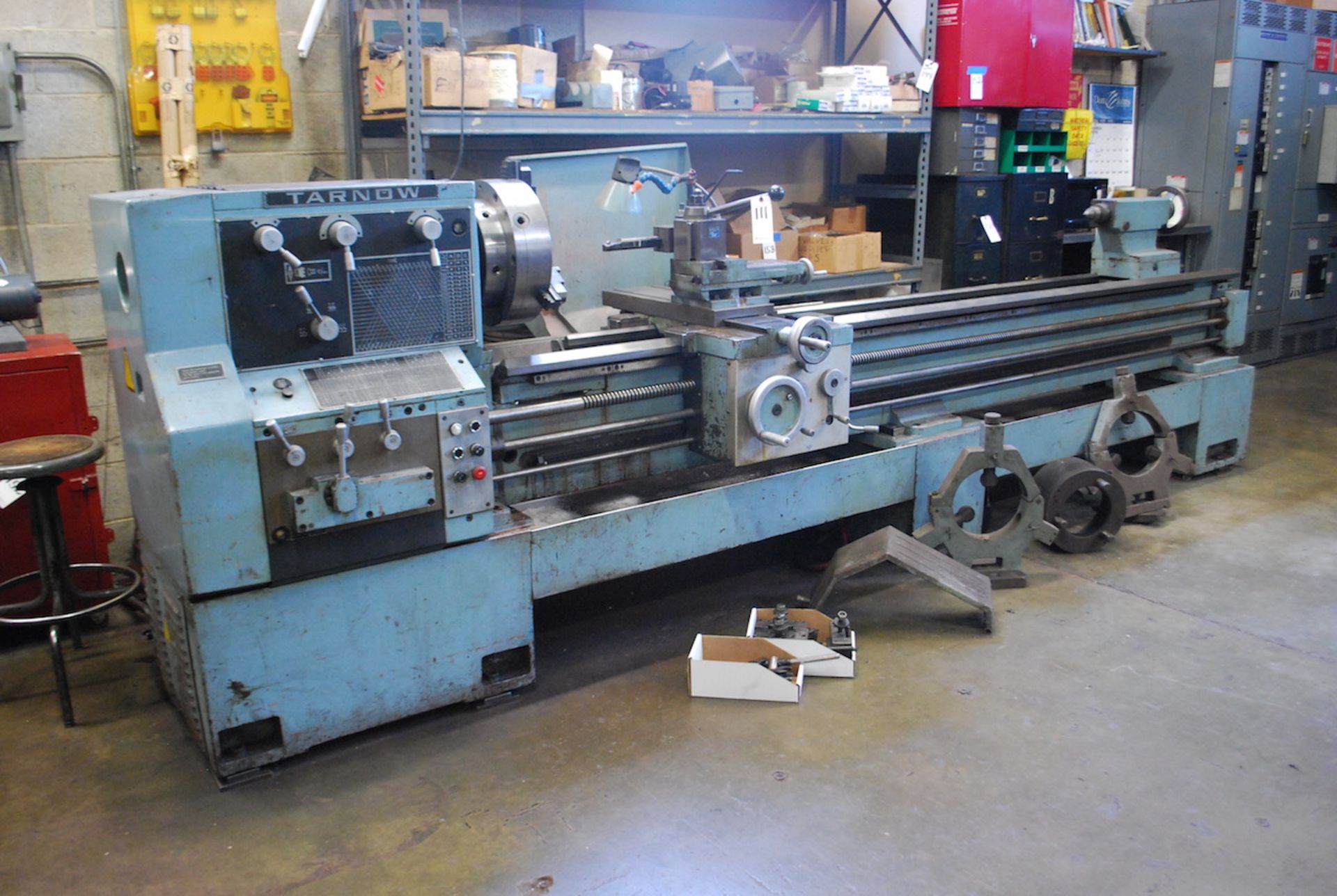 TARNOW 21"/30" X 120" (APPROX.) MODEL TUJ 50M REMOVAL GAP BED ENGINE LATHE: S/N 651-127-16/