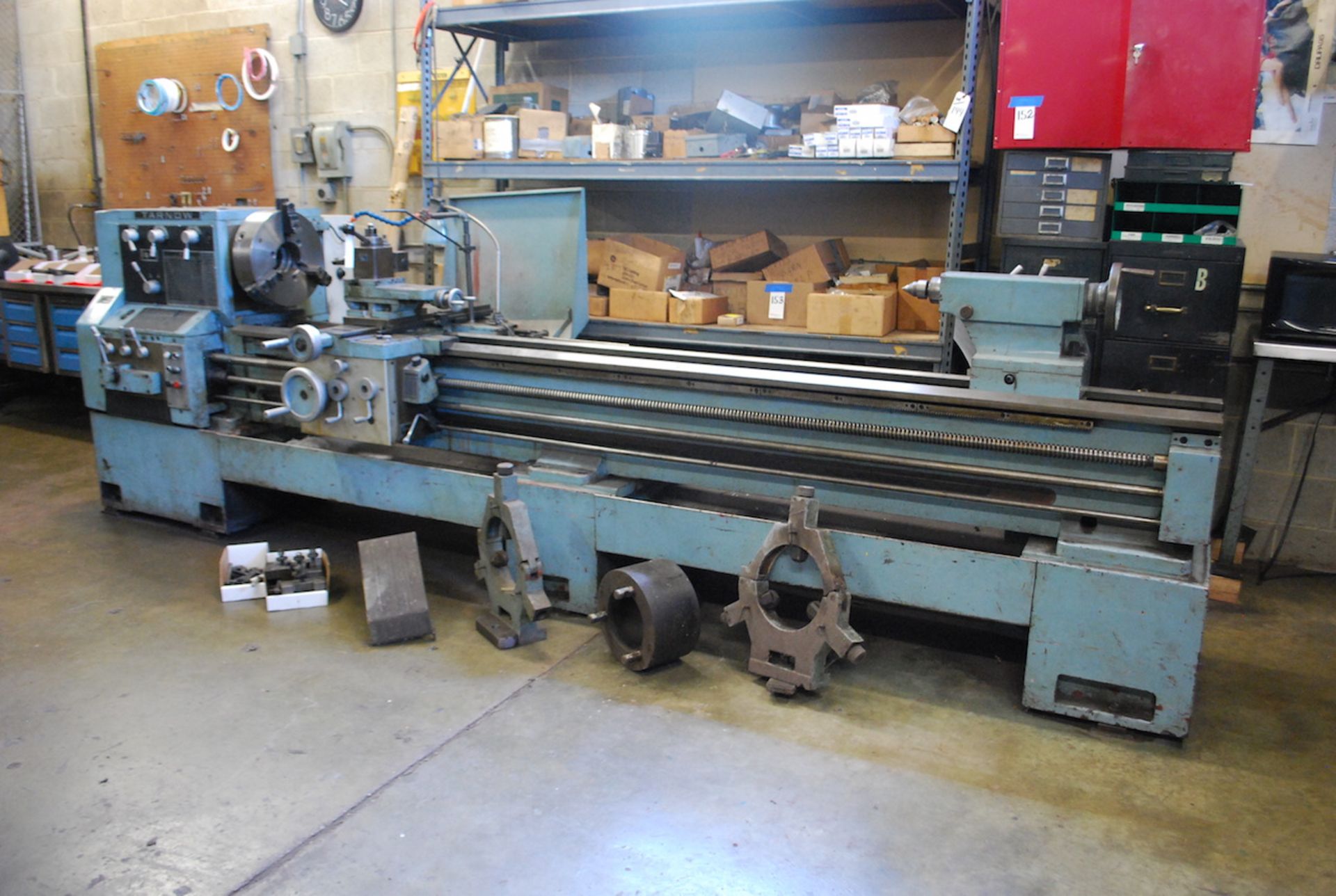 TARNOW 21"/30" X 120" (APPROX.) MODEL TUJ 50M REMOVAL GAP BED ENGINE LATHE: S/N 651-127-16/ - Image 2 of 10