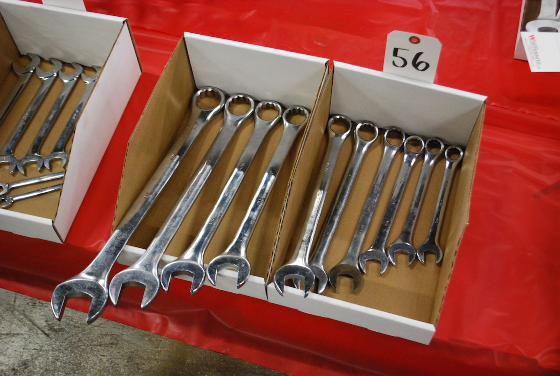 LOT: MIT 5/8" - 1/1/4" OPEN END WRENCHES