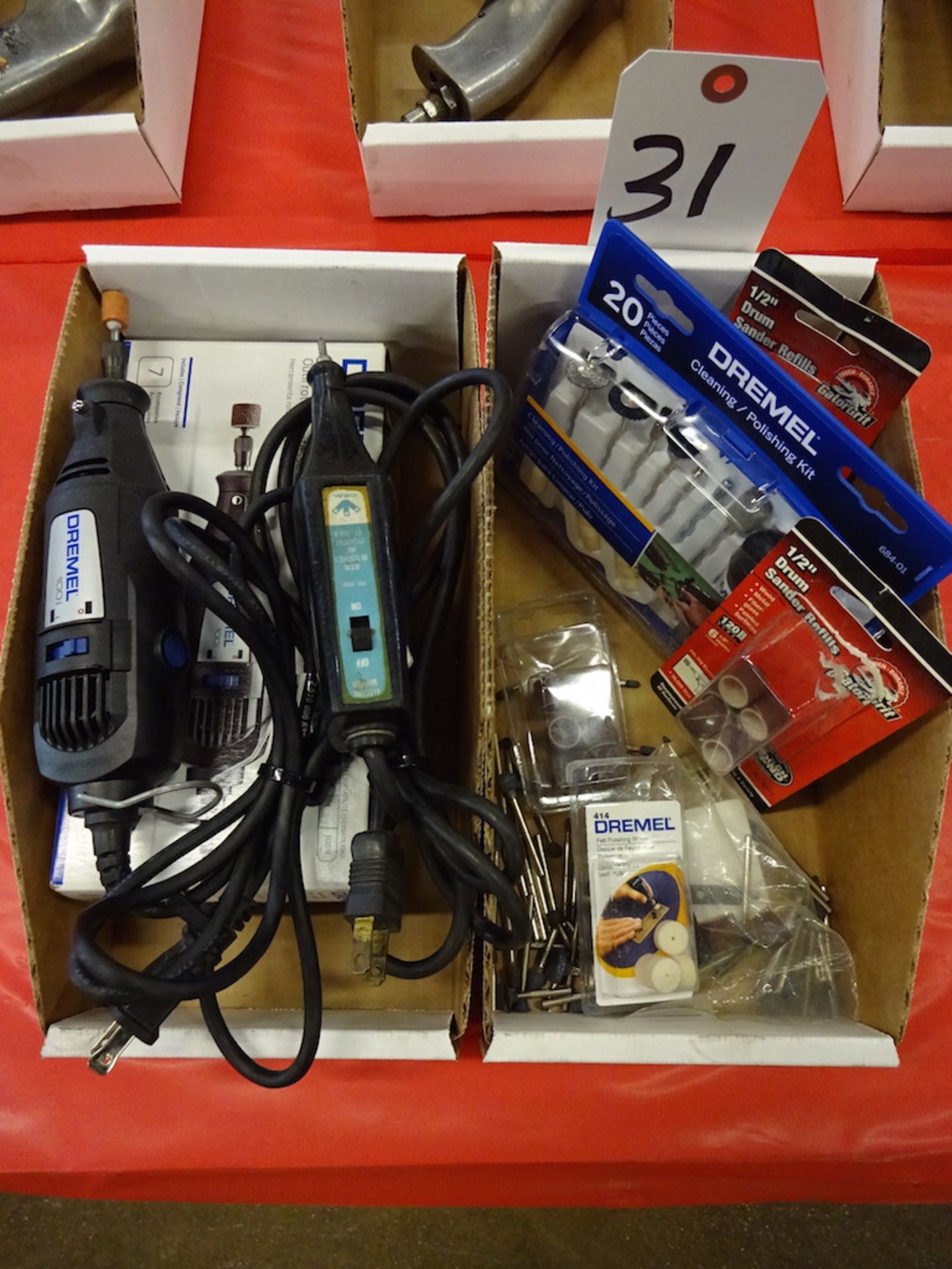 LOT: DRUMMEL MODEL 100 SINGLE SPEED ROTARY TOOL & IDEAL ELECTRIC MARKER