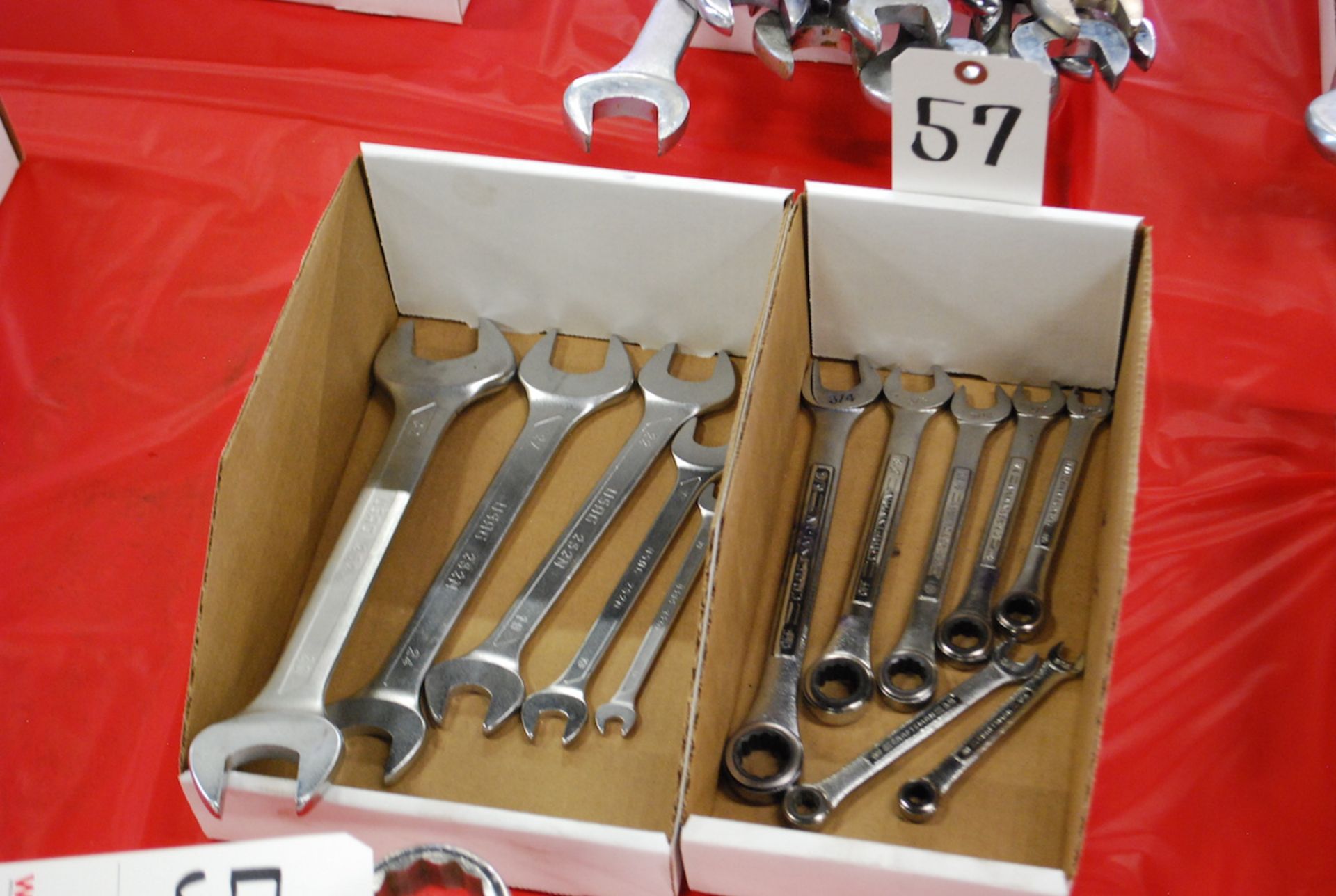 LOT: CRAFTSMAN RATCHET WRENCHES & US AG OPEN END WRENCHES