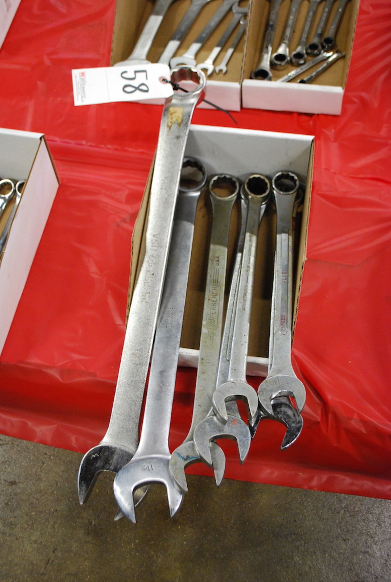 LOT: ASSORTED OPEN END WRENCHES