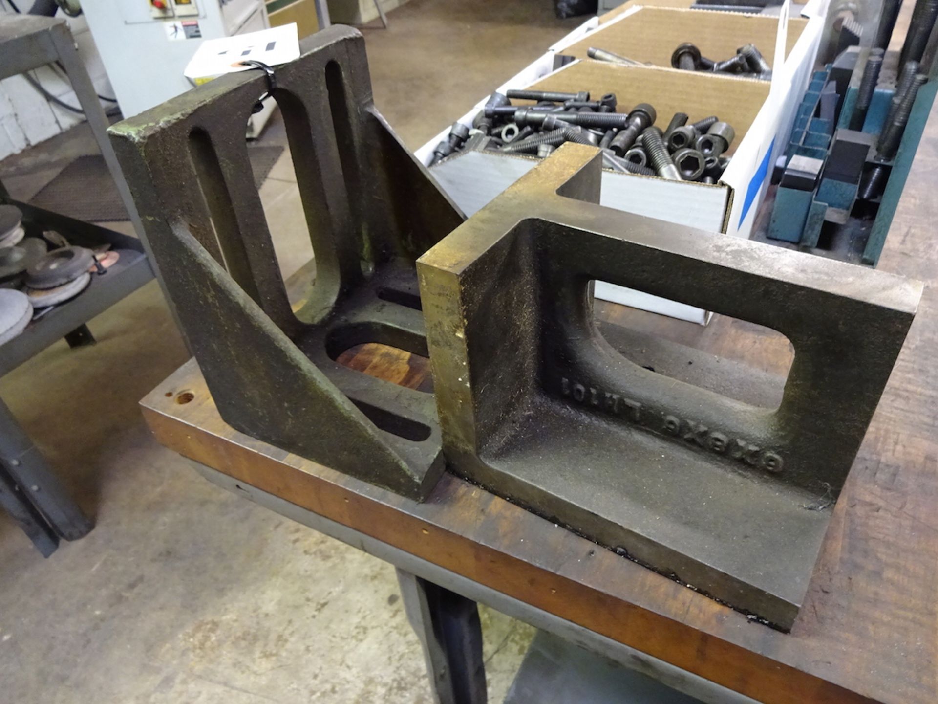 LOT: (2) ASSORTED ANGLE PLATES - Image 2 of 2