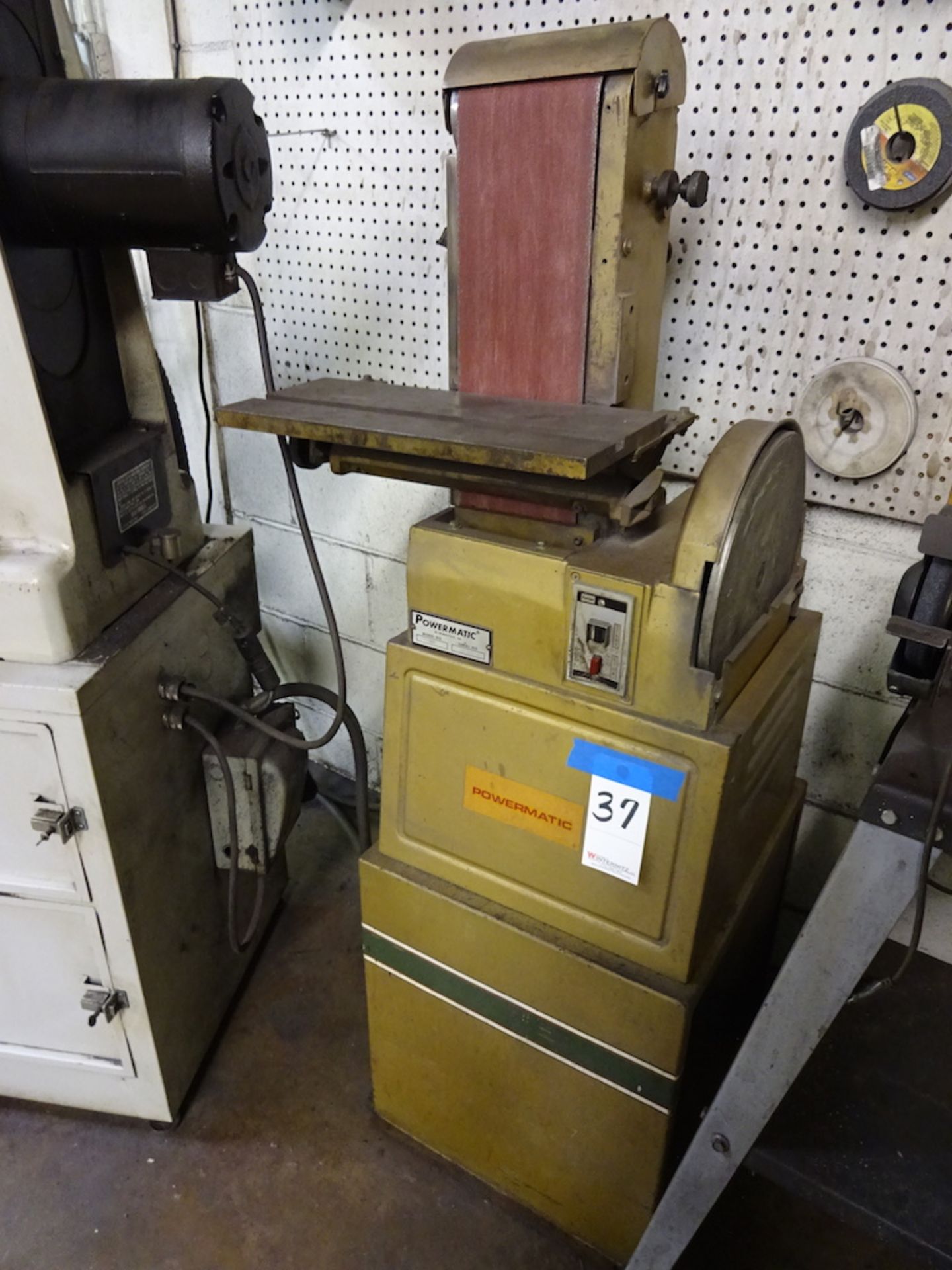 POWERMATIC MODEL 30B COMBINATION 6" VERTICAL BELT & 12" DISC SANDER: S/N 86307316