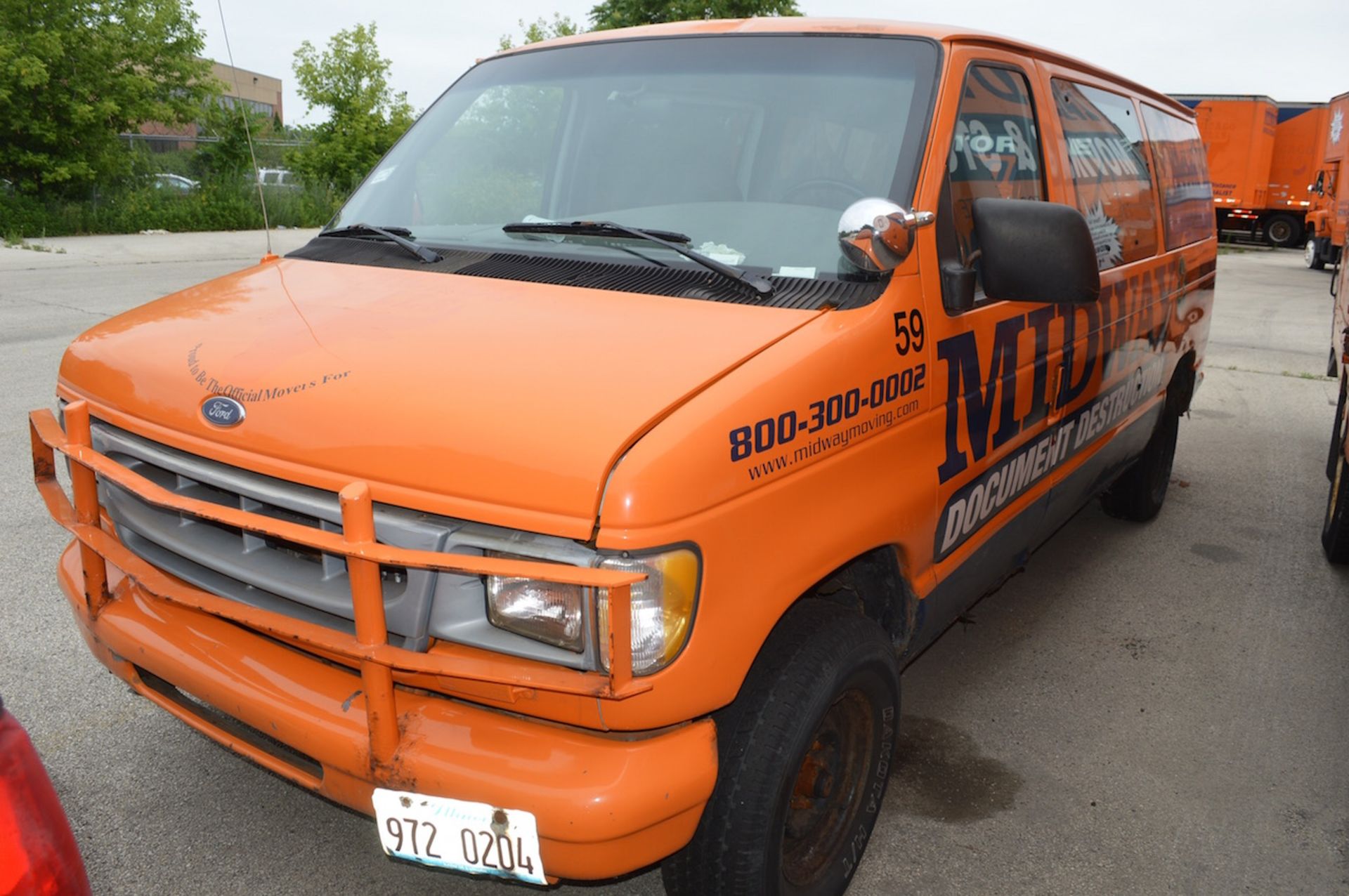 1998 FORD CLUB WAGON SPORT VAN: VIN NO. 1FMRE1166WHC10853; 242,391 Miles; (Needs Repair)